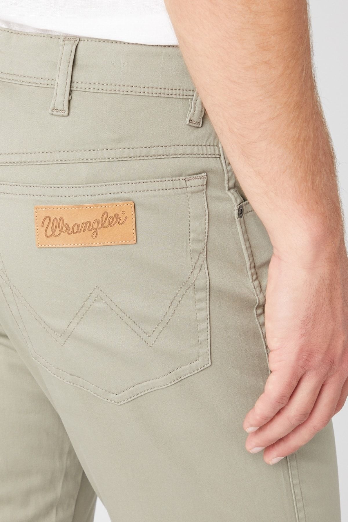 شلوار جین سبز مردانه تگزاس باریک و برش کمر معمولی Wrangler