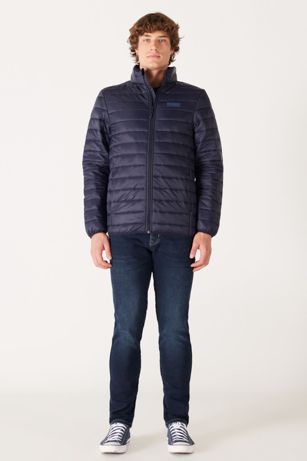 کاپشن آبی مردانه به طور منظم کت و شلوار معمولی برش کاپیتون ناو Wrangler