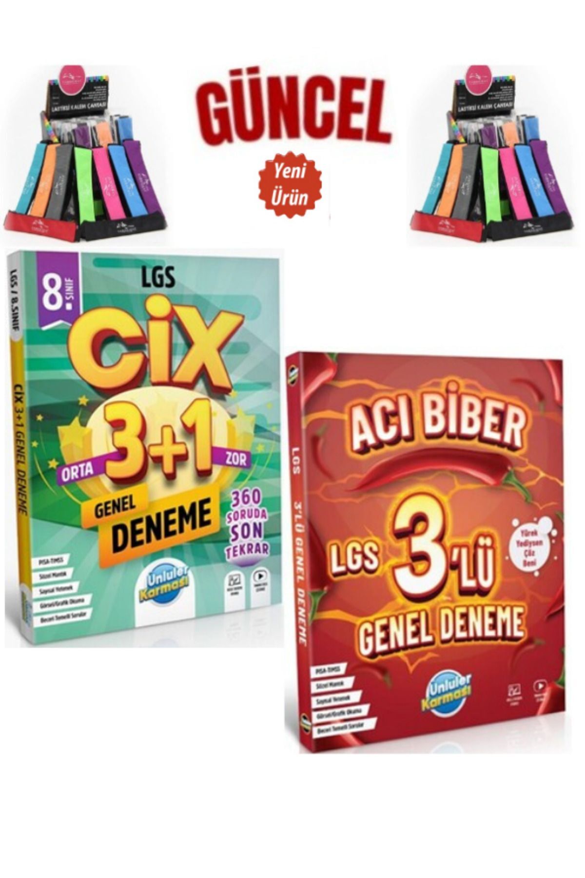Ünlüler Karması Güncel 8.Sınıf Cix 3+1 Genel Deneme+Ünlüler 8