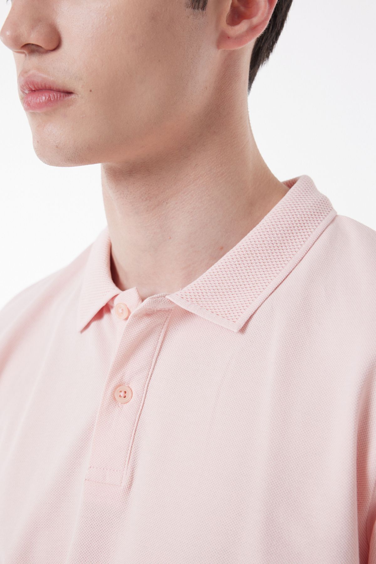 Riders by Lee-Ανοιχτό μπλουζάκι PinkPoloCollar 100% CottonRegularFit 4