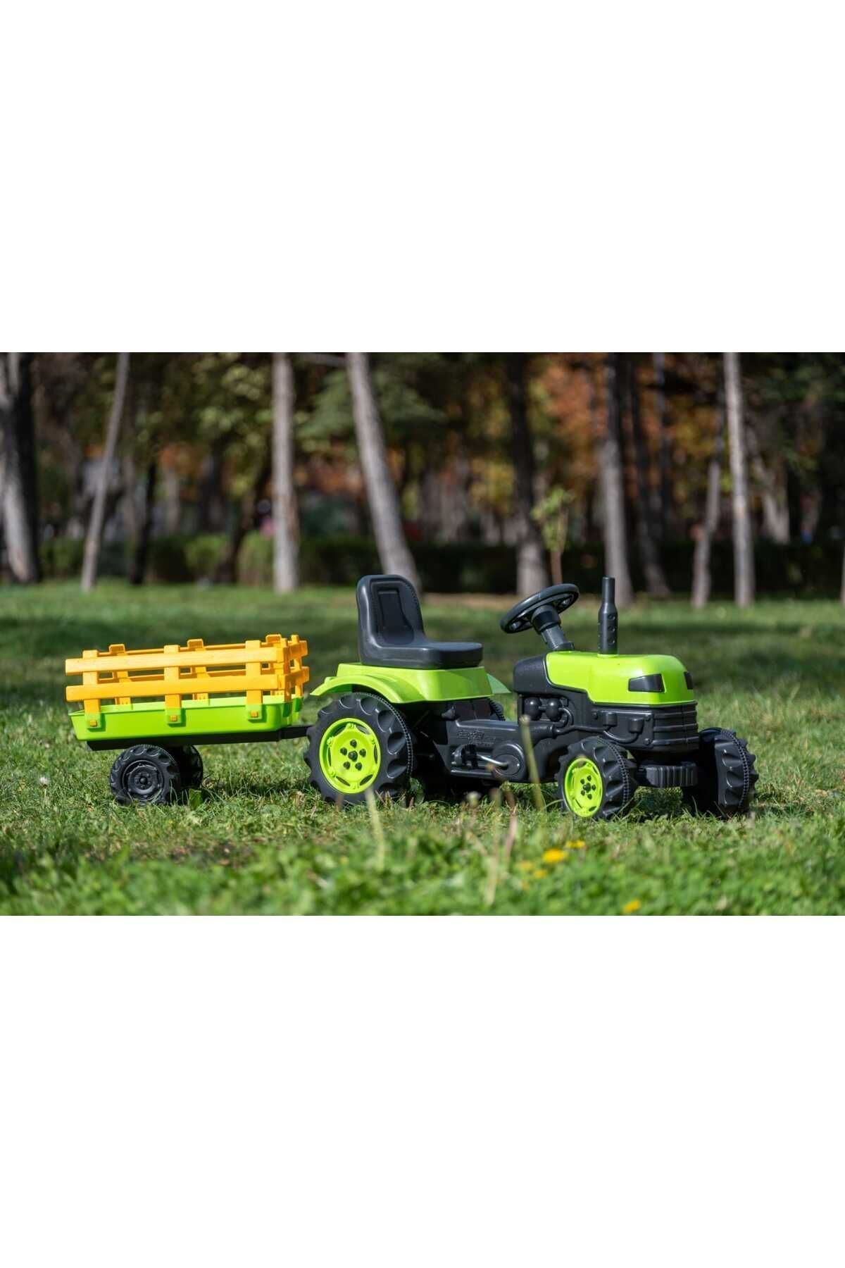 RAMUKE Pedallı Römorklu Çocuk Traktörü
