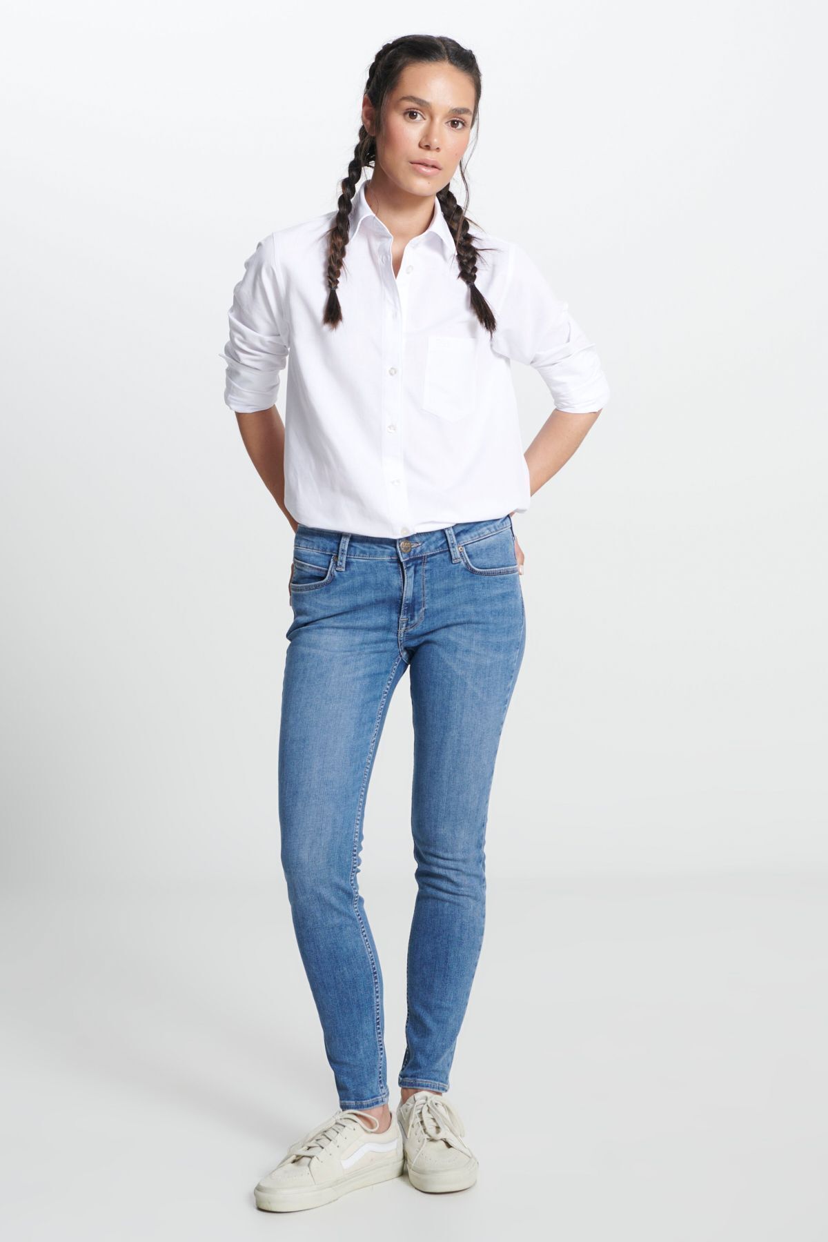 Lee-Super Skinny Fit Slim Fit Skinny Leg Scarlett Damen Hellblaue Baumwoll-Stretch-Jeans-Denim-Jeans 2