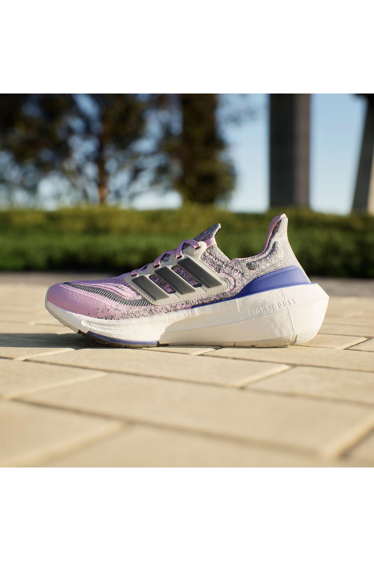 Purple adidas running shoes online