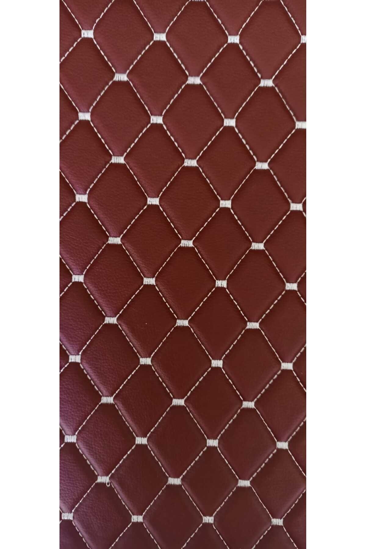 Berryka Baklava Desen Yat Gemi Oto Döşemelik Kapitone Suni Deri Kumaş 140cm En