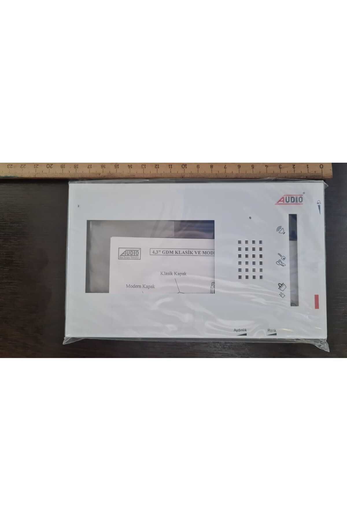 AUDİO 021454a Beyaz 4,3'' Gdm SADECE Çerçeve (açıklamayı okuyun