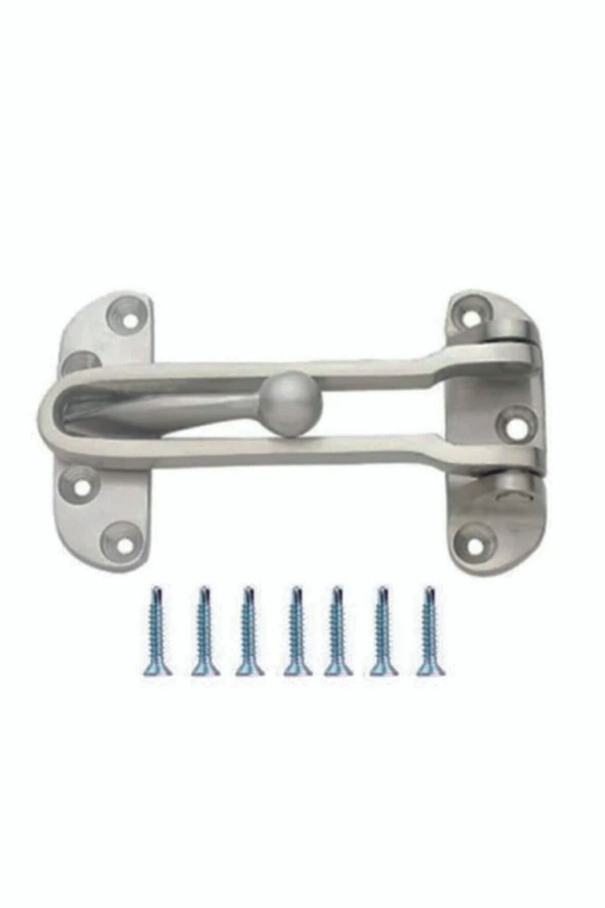 Özsan Çelik Kapı Emniyet Kilidi - Emniyet Kelepçesi Vidalar Dahil