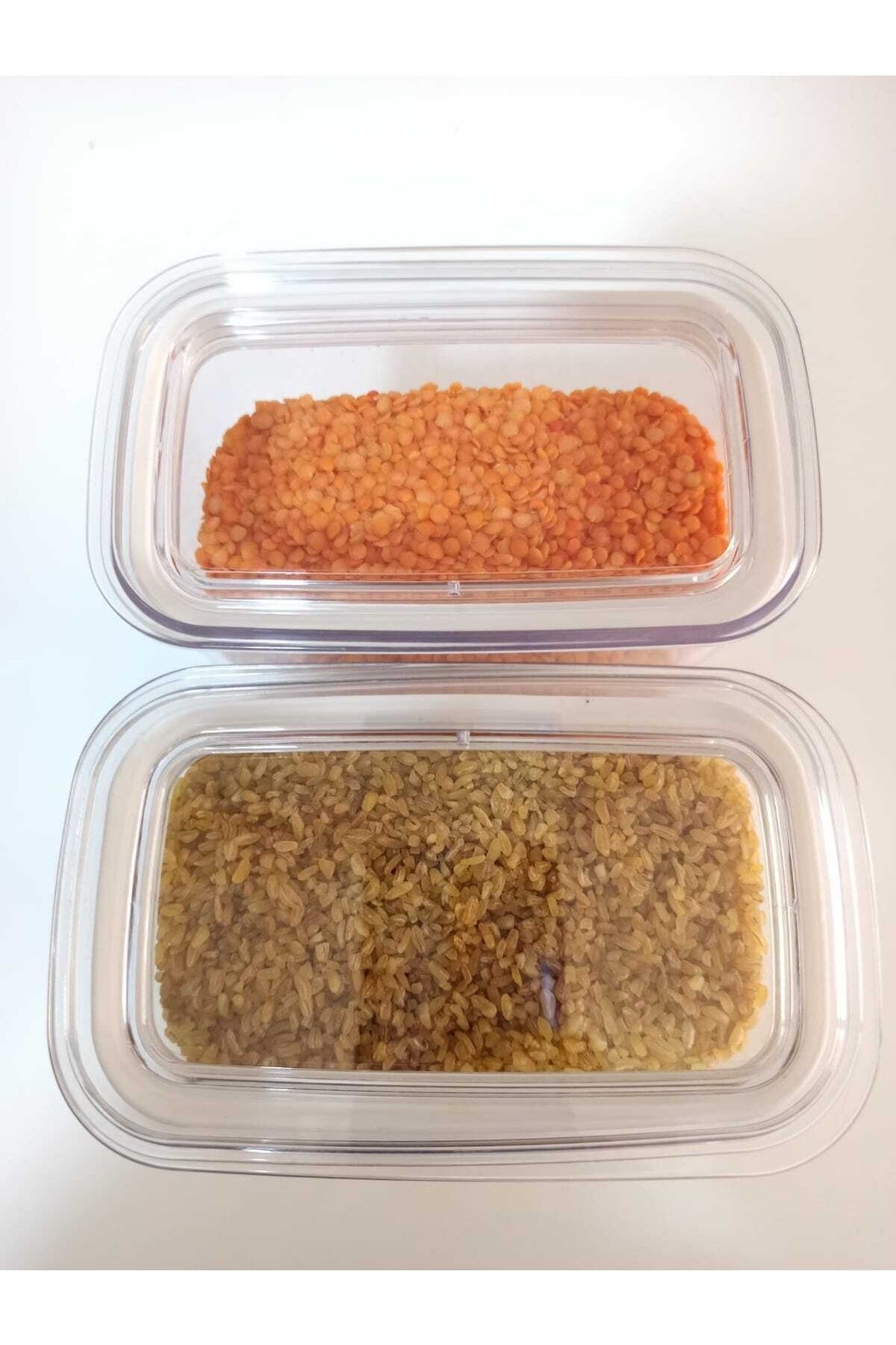 Universal-Rectangular Leak-Proof Storage & Food Container with Lid 2 Pieces 2 Lt 3