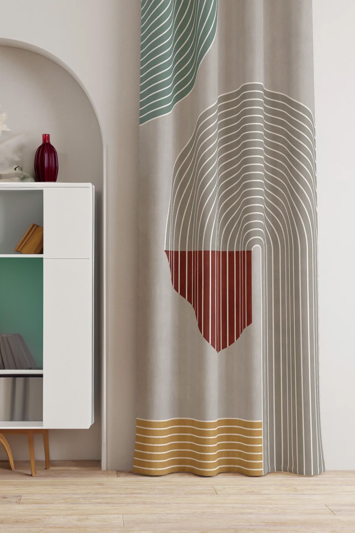 AYSHOME-ستارة خلفية منقوشة من Ays Home Elite - انتبه إلى الحجم 1