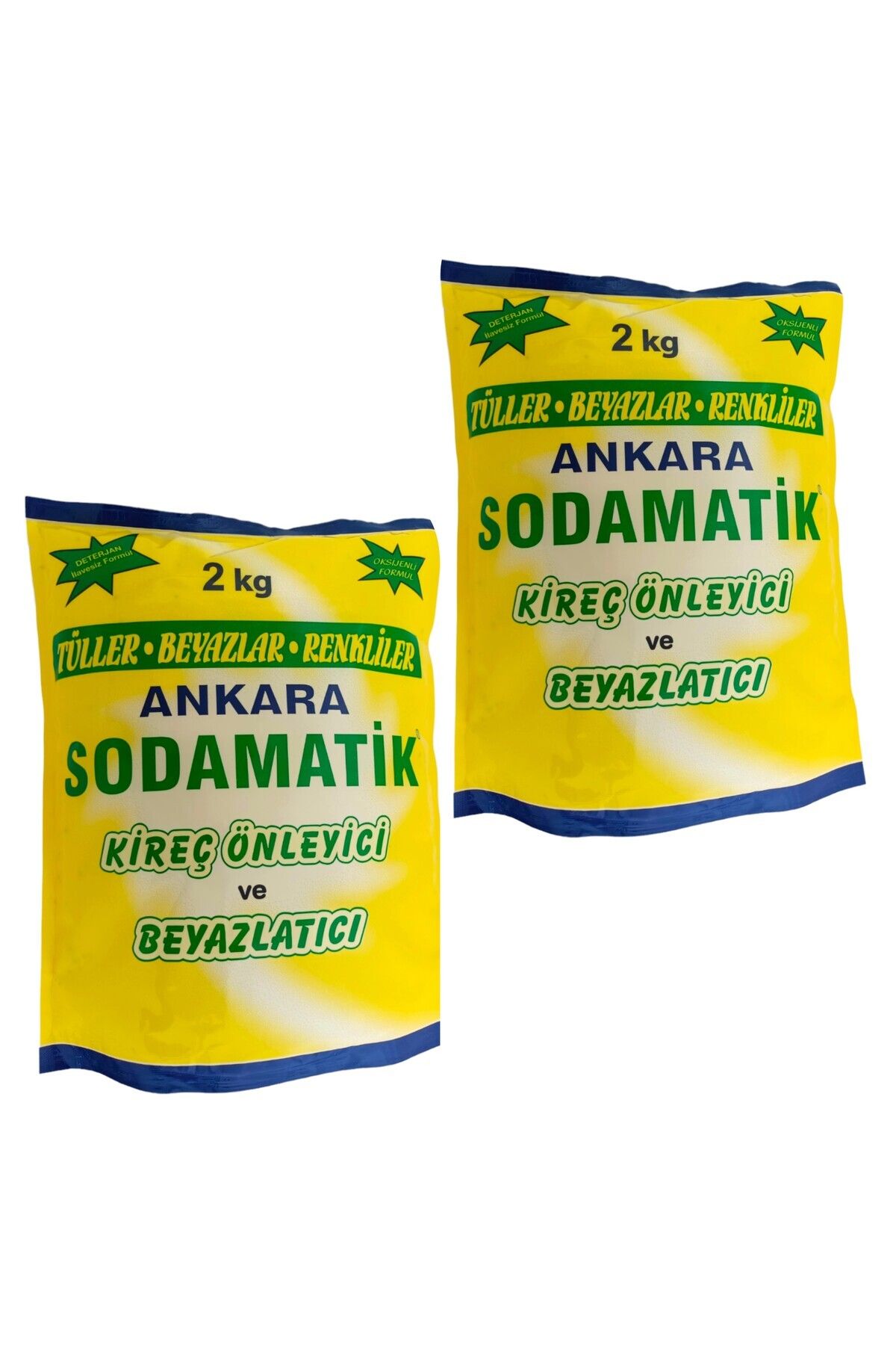 ankara sodamatik Kireç Önleyici ve Beyazlatıcı 2 Kg * 2 Adet