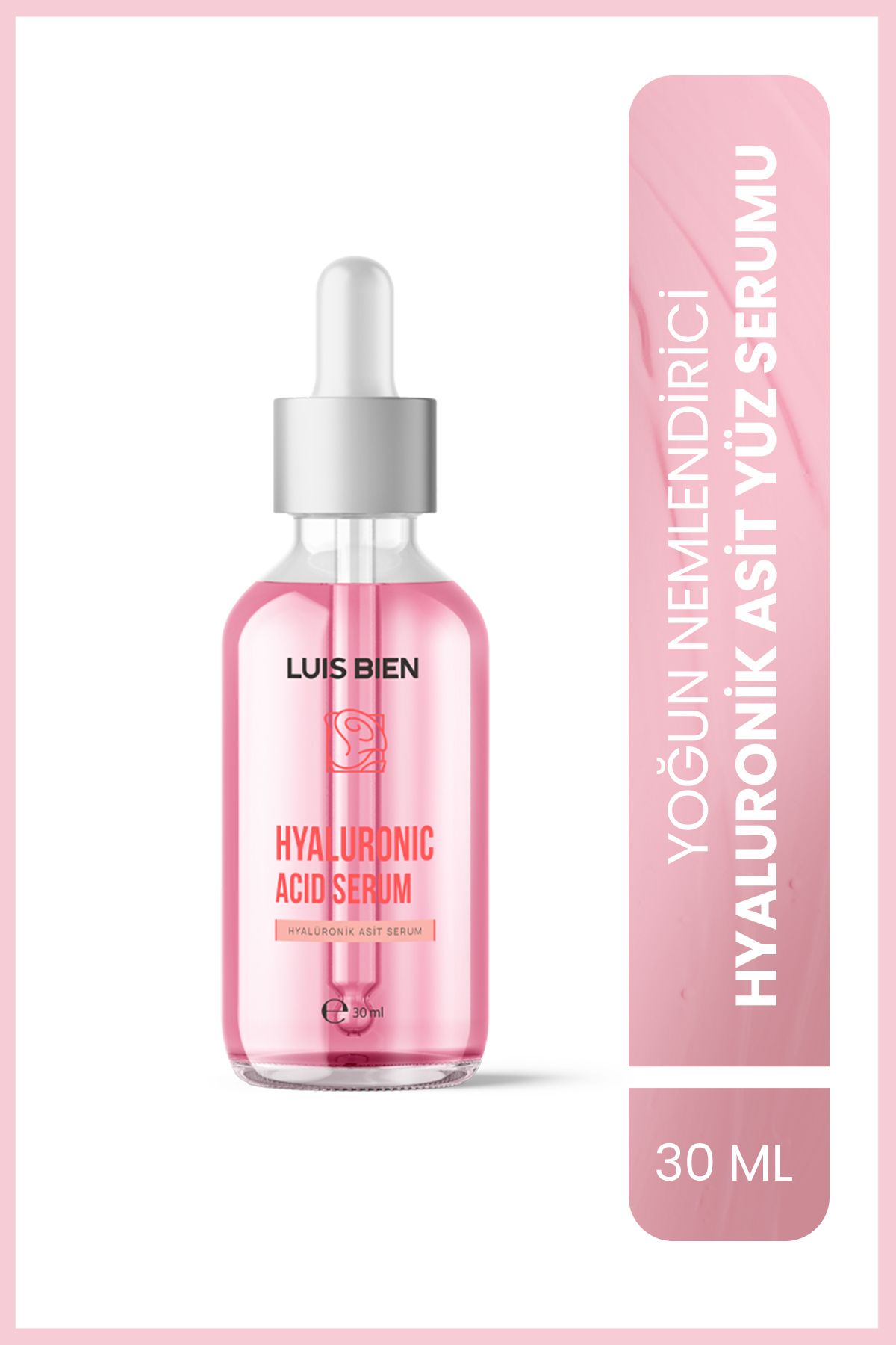 Hyaluronik Asit Yüz Serumu | Yoğun Nemlendirici | 30ml | Cilt Nemlendirme