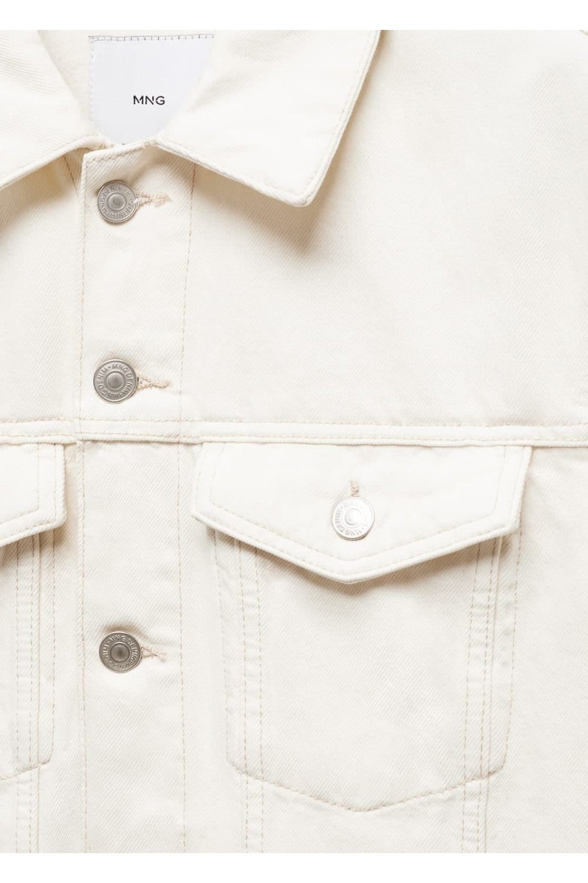 MANGO Man-Jeansmantel mit Taschen 8
