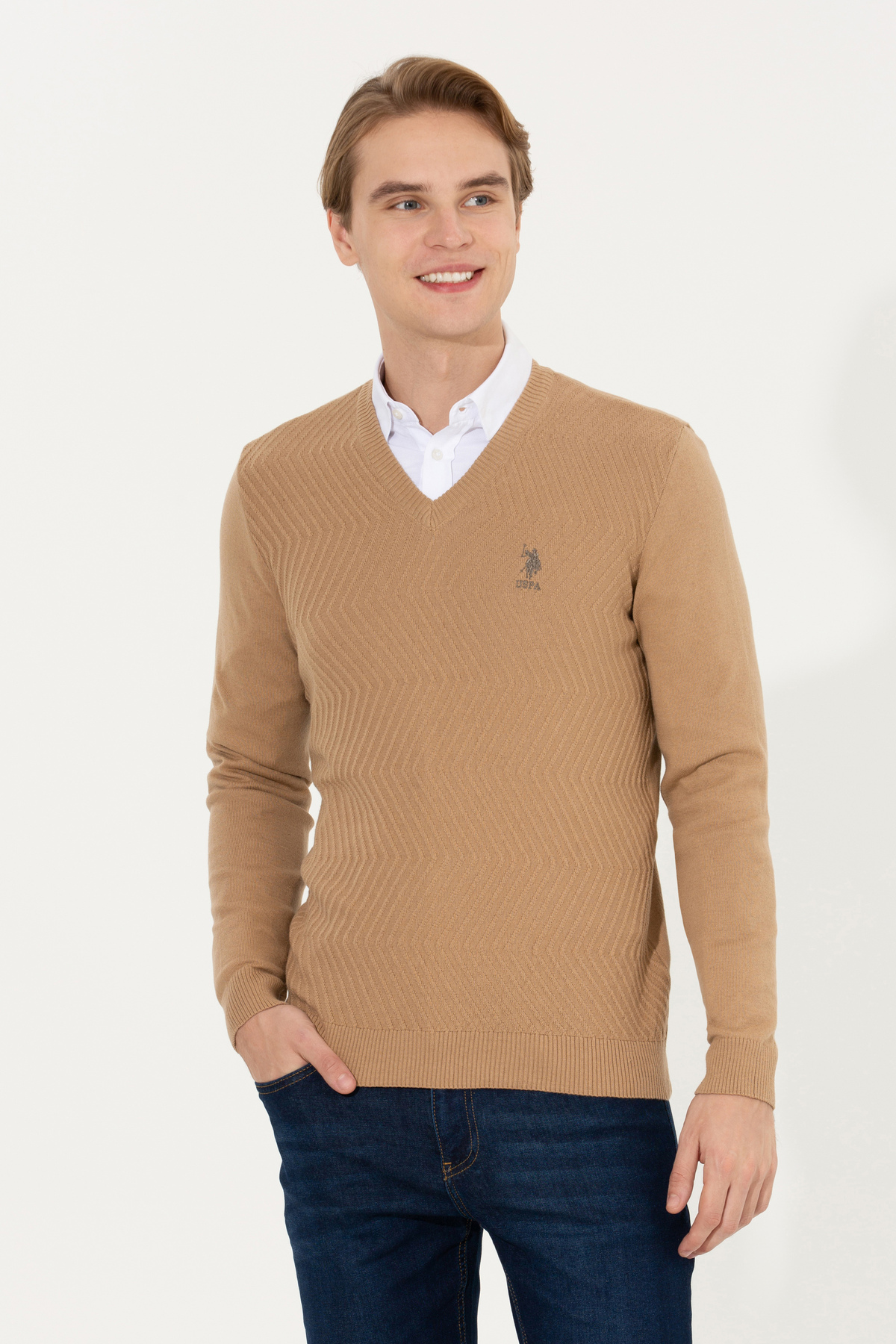 بافت مردانه یو اس پولو | EV-842101 U.S. Polo Assn. - Image 3