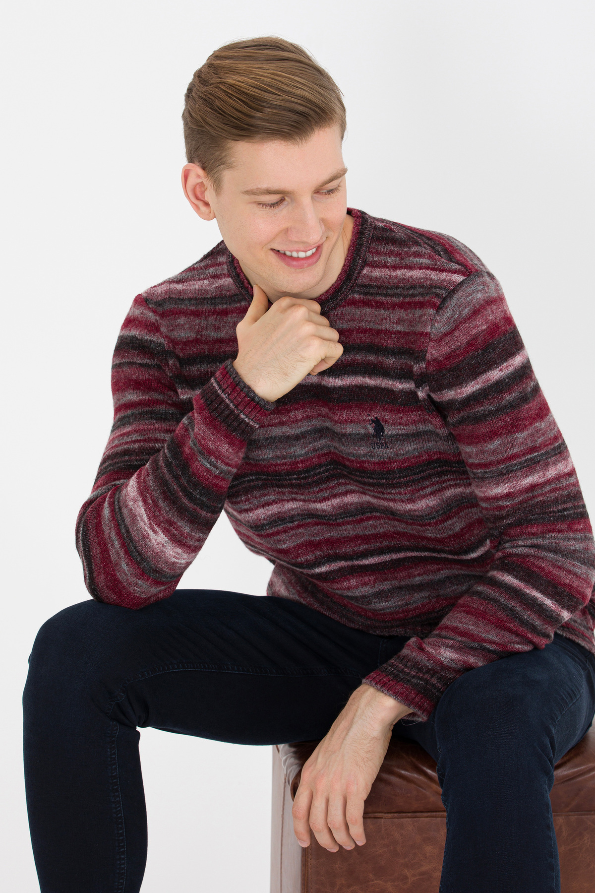 بافت مردانه یو اس پولو | 1454815.VR223 ELİFSU BUTİKHOME U.S. Polo Assn. - Image 2