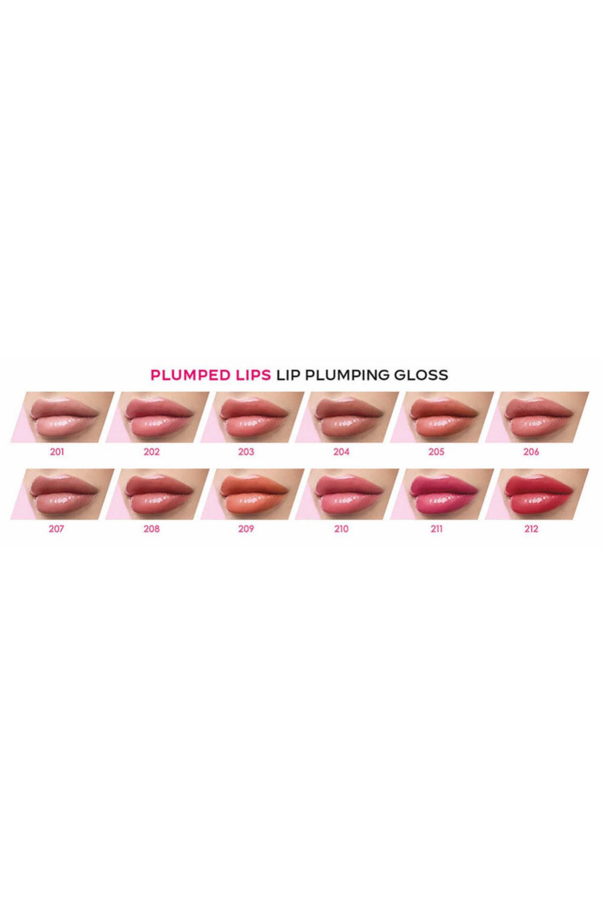Golden Rose-PLUMPED LIPS LIP PLUMPING GLOSS NO: 210 3