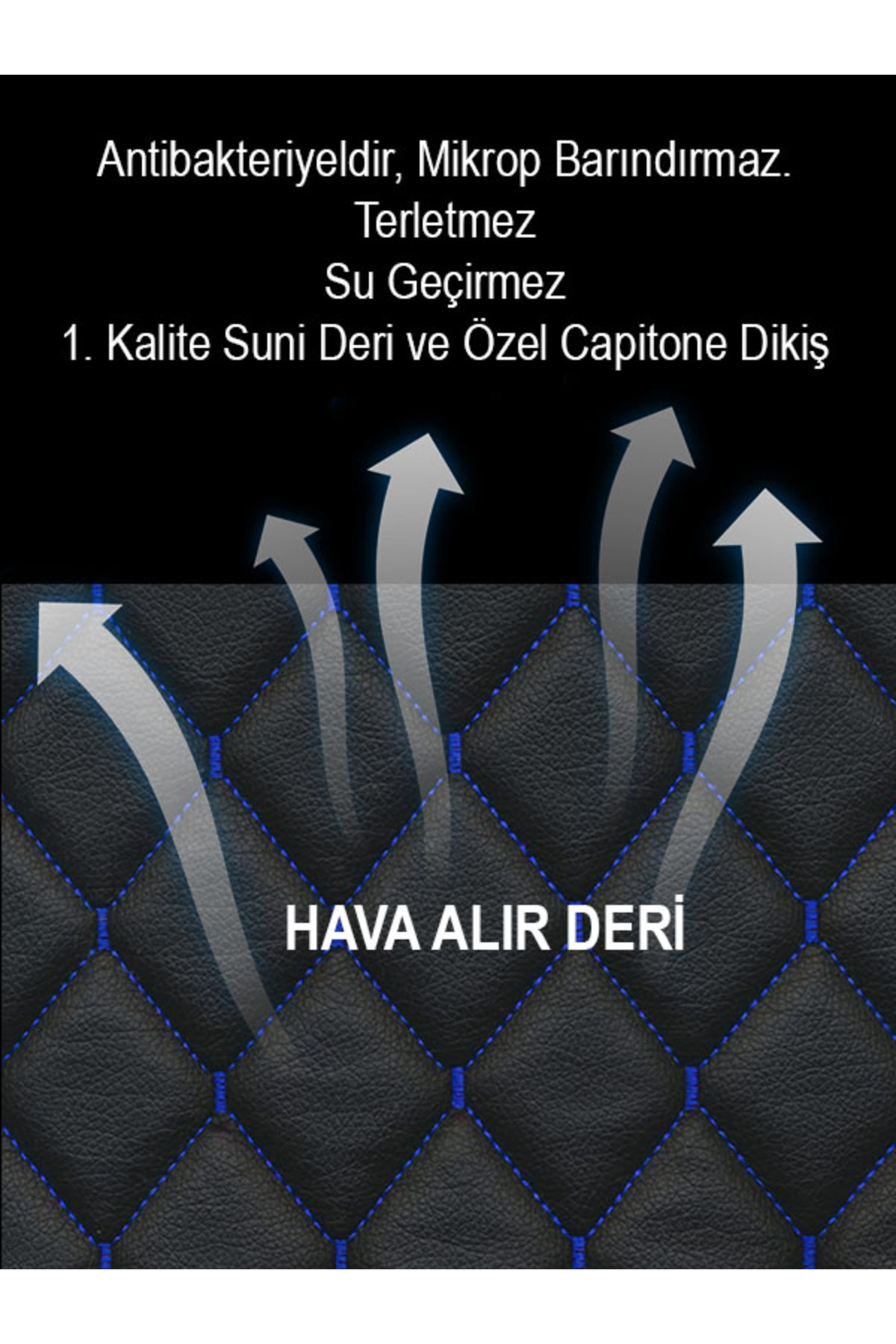 EAGLEKİDS Citroen C4 2Piece New Seat Cushion, AntiSweat Leather