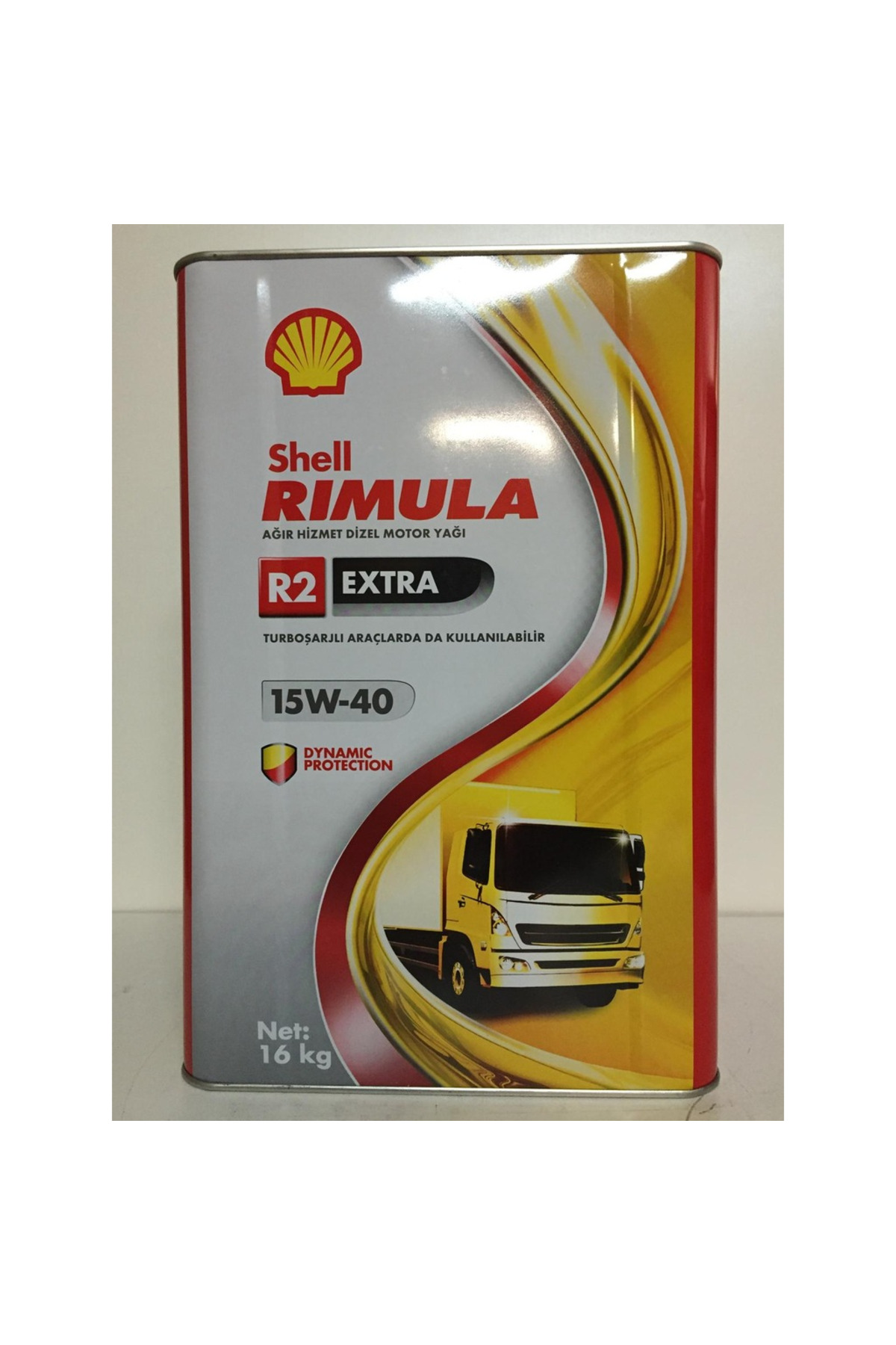 SHELL Rimula R2 Extra 15w40 Teneke 18 Litre (16 KG)(ÜRETİM YILI 2025)