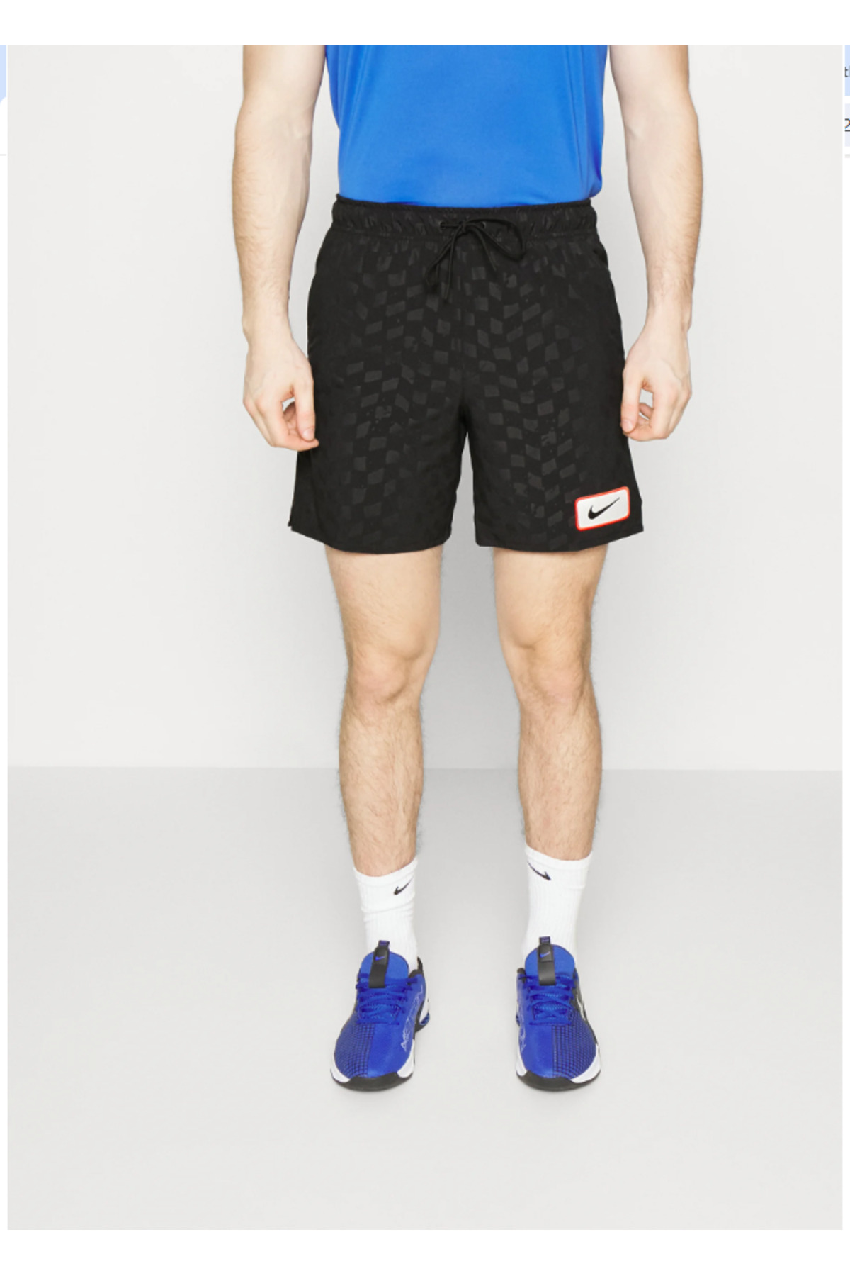 شورت و شلوارک مردانه مشکی نایکی | en 7 In اورجینال - تصویر 3