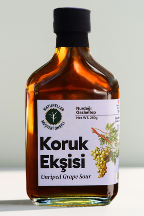 Natureller Koruk Ekşisi Tatlı Ekşi %100 Saf 280 gr