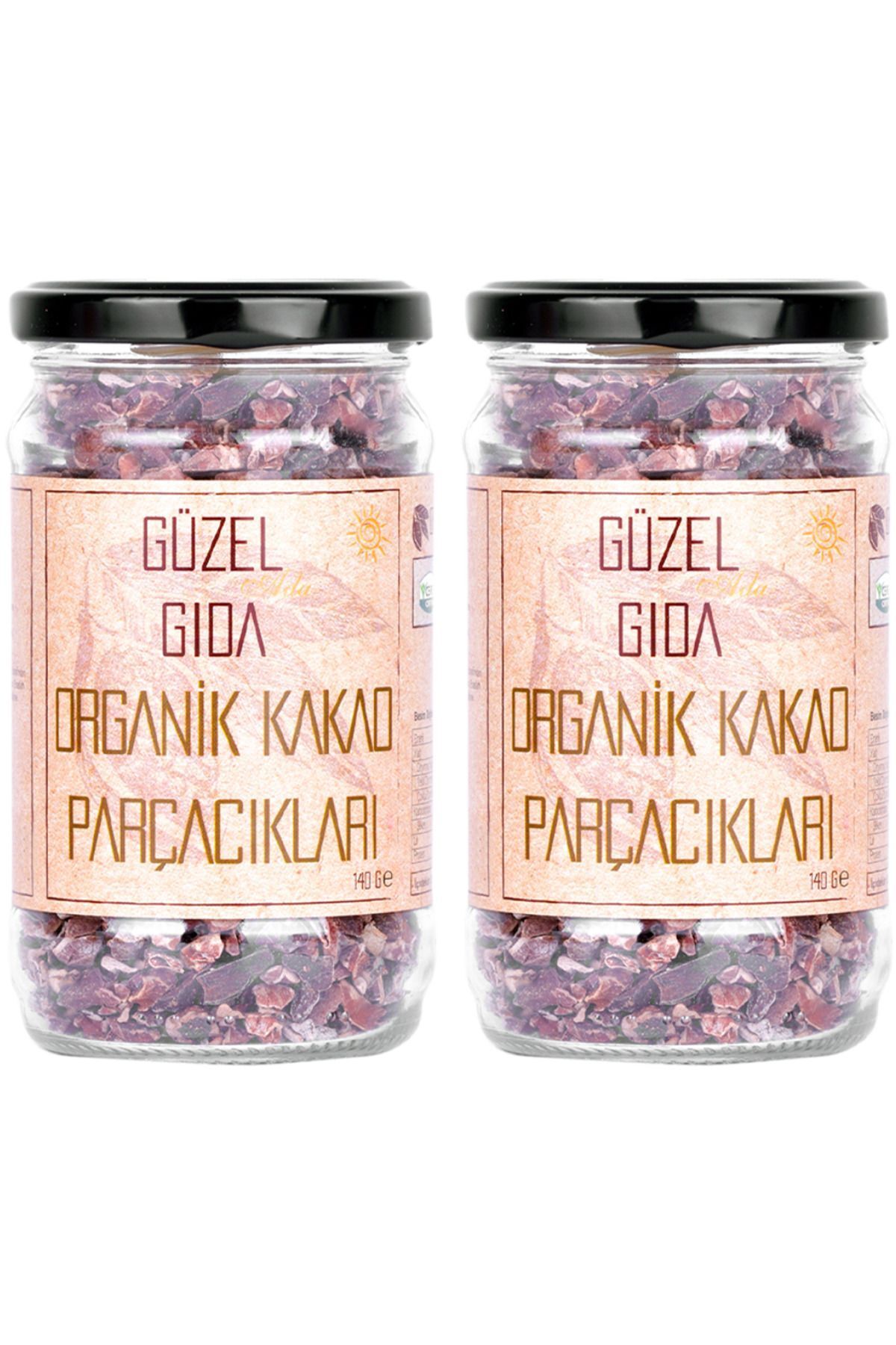 Organik Ham Kakao Parçacıkları 2x140 Gr