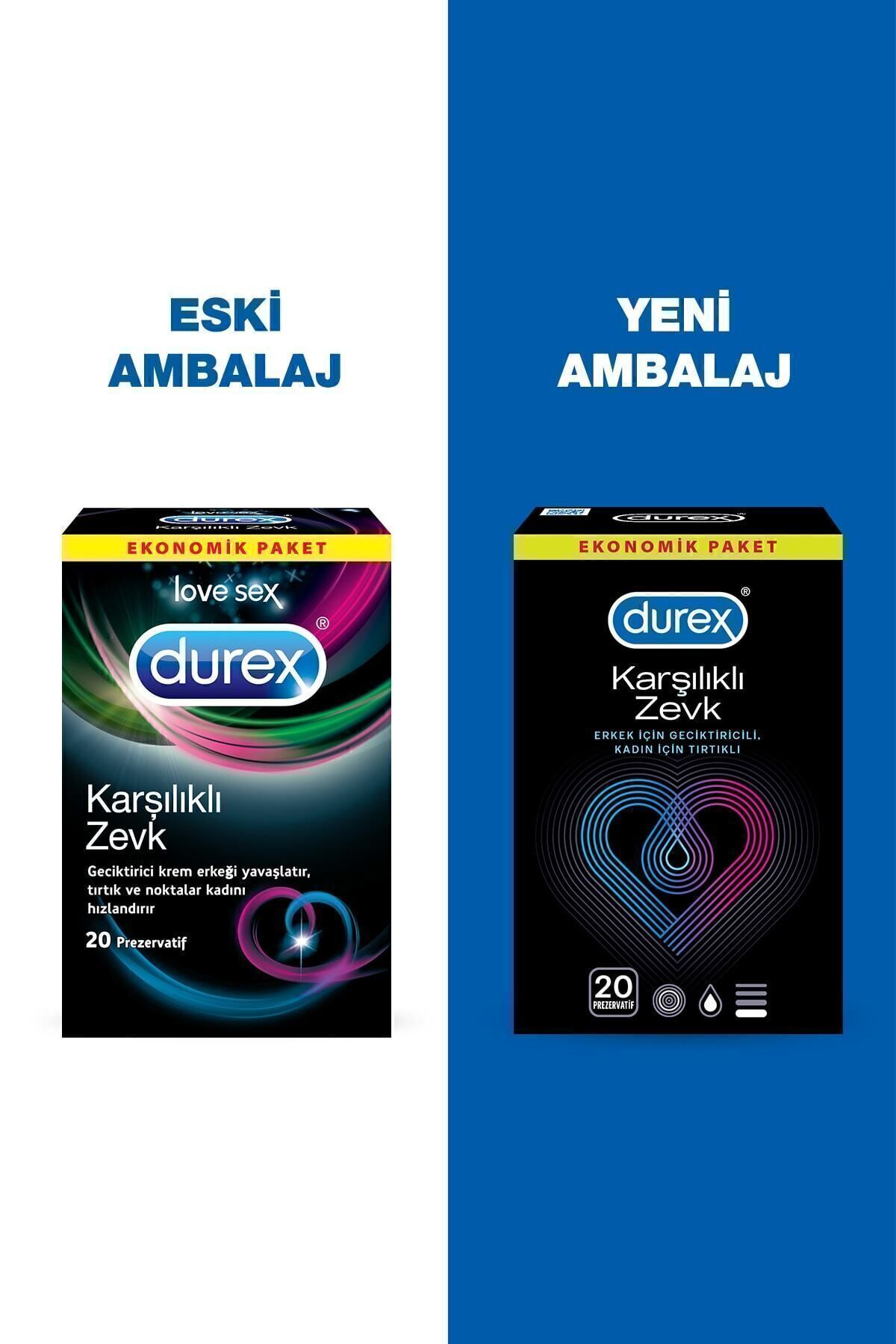 Karşılıklı Zevk li Prezervatif 20'li ve Extreme Jel 50 Ml 7