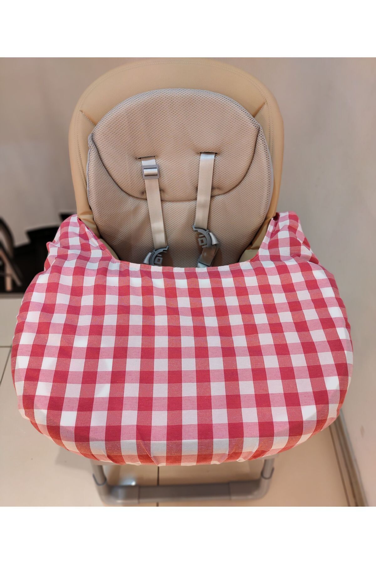 Tasarım Mama Sandalyesi Örtüsü Kılıf Pembe Restoran Cafe Hijyeni Için Her Marka Sandalyeye Uygun