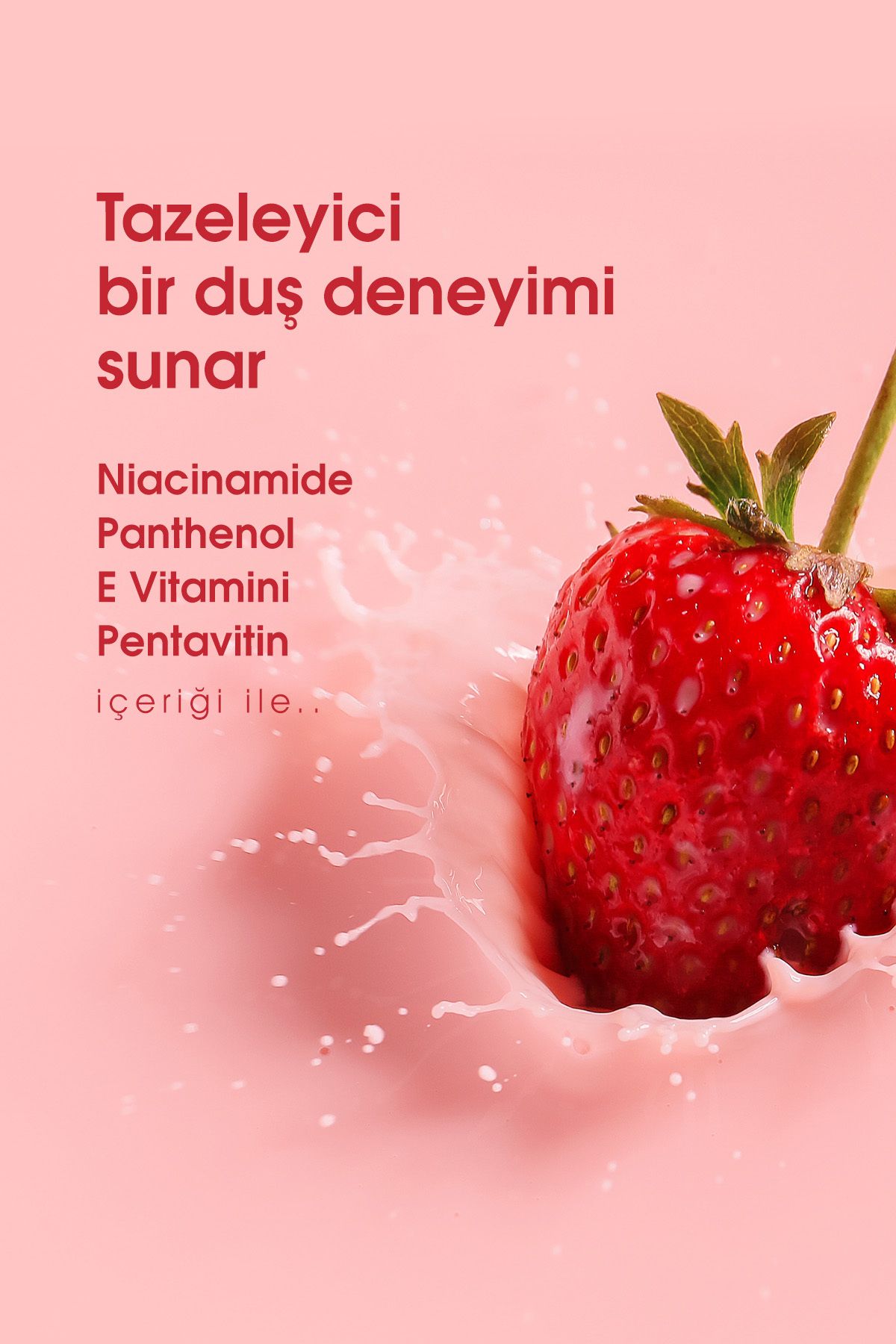 ژل دوش کلینیک - Strawberry Fresh 500 ML Tto