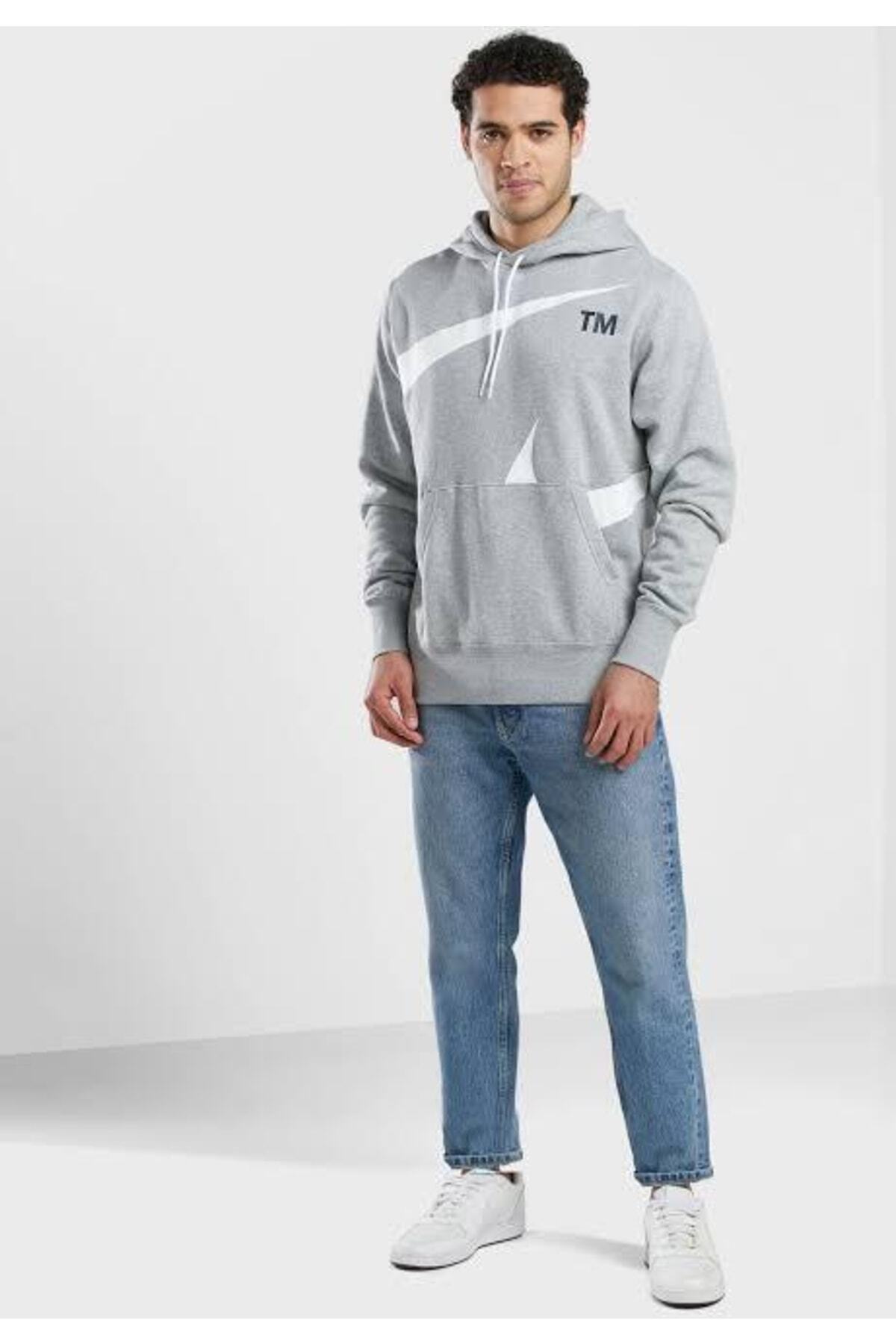 سویشرت اسپرت نایکی مردانه پاموک خاکستری اسپرت راسته Regular/رگولار    Regular/رگولار اسپرت | Nike DR8912-06300 - تصویر 2