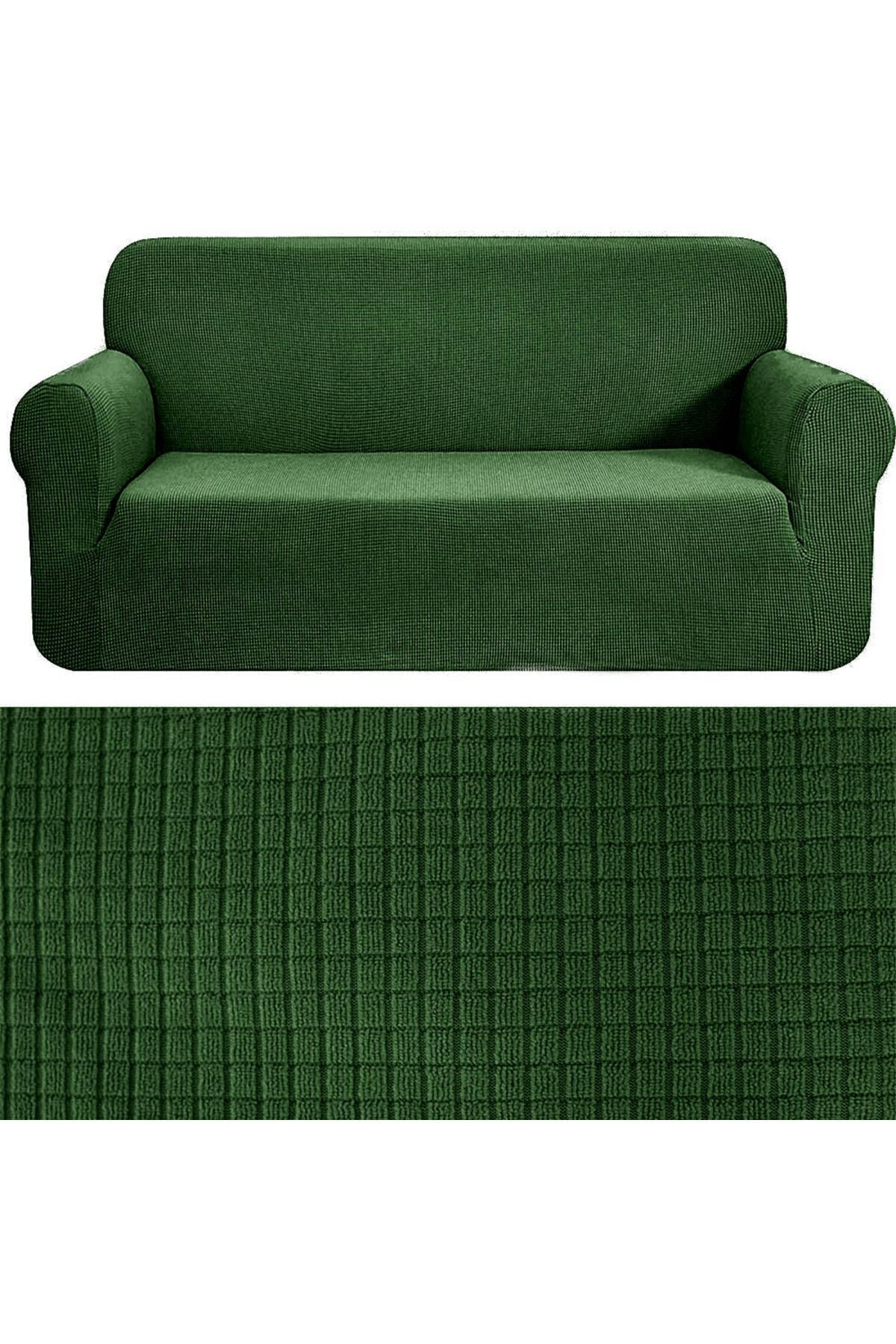 Faiend-Set de huse de canapea extensibile flexibile Lycra 3/3/1 - Husa de canapea extensibila 3