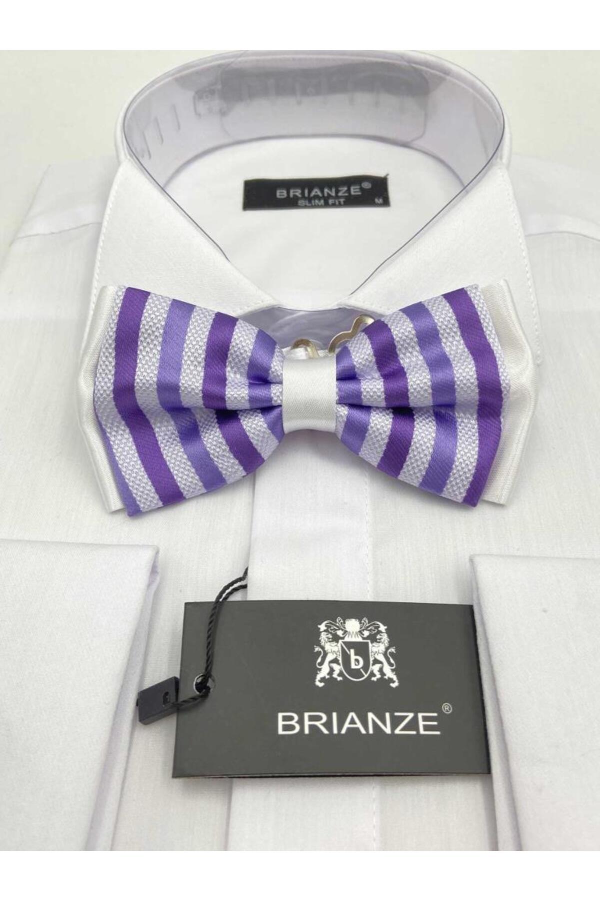  پاپیون طرح راه راه یاسی