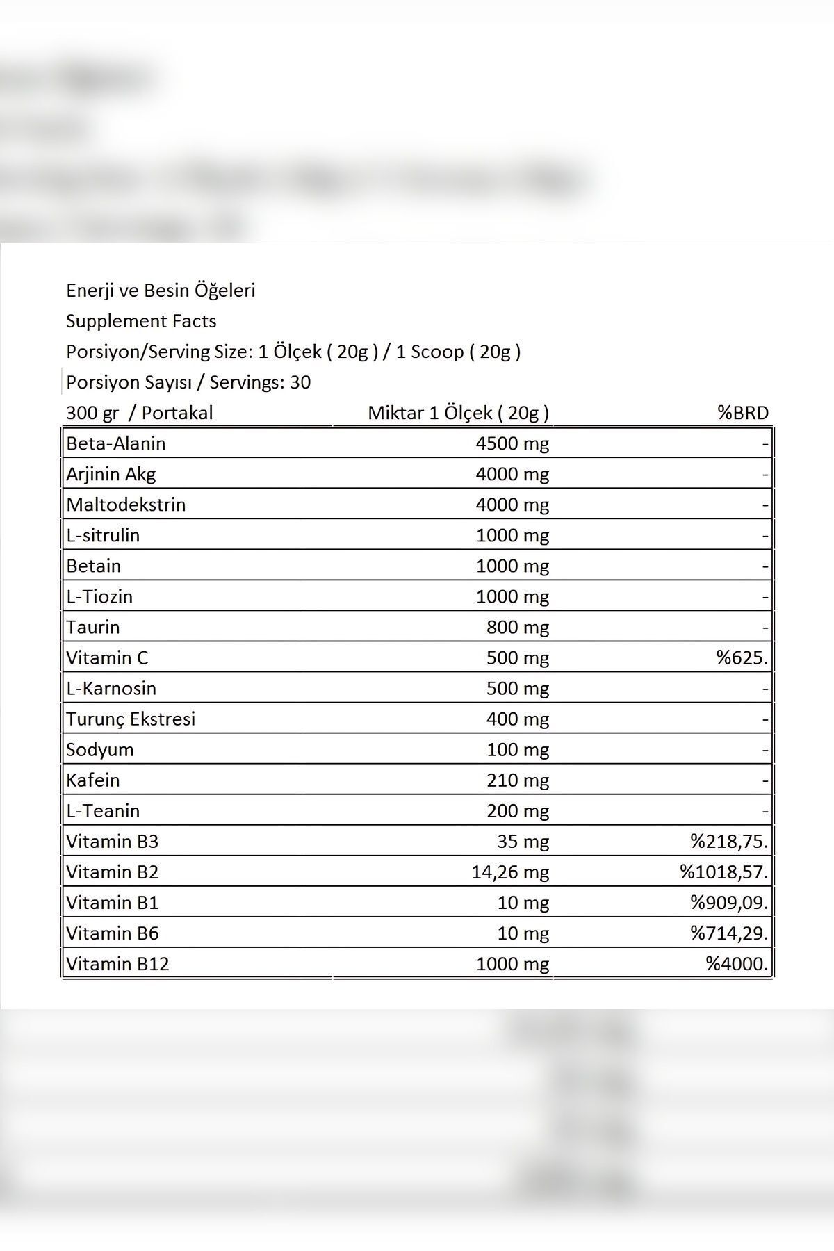 Pre-workout300gr/glutamine300gr/l-carnetine3000mg 3