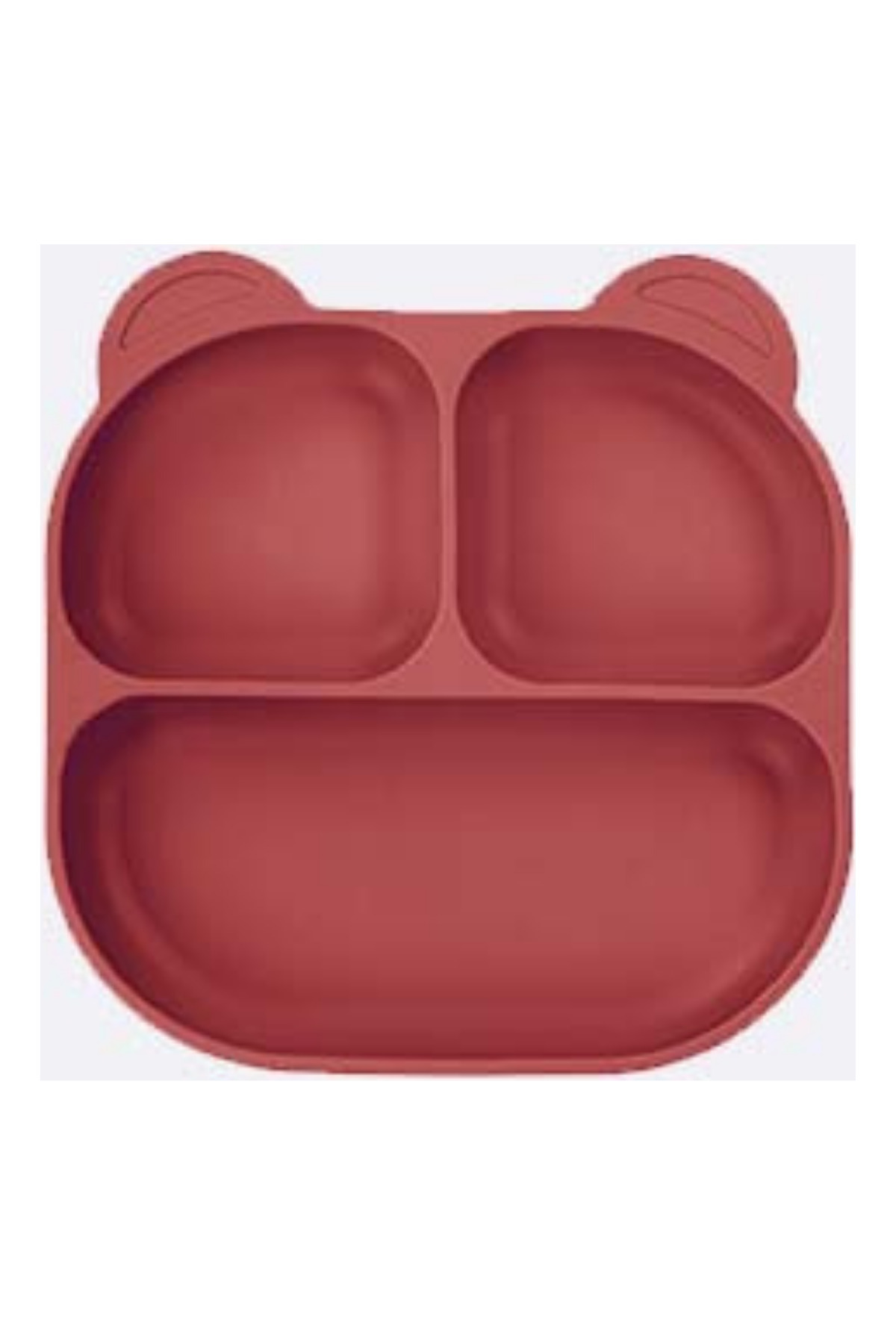 PONÇİK BEBEK 3'lü Silikon Mama Seti Beslenme Seti - Silikon Mama Önlüğü, Vakum Tabanlı Mama Tabağı,mama Kaşığı fotoğrafı 2 (önizleme)