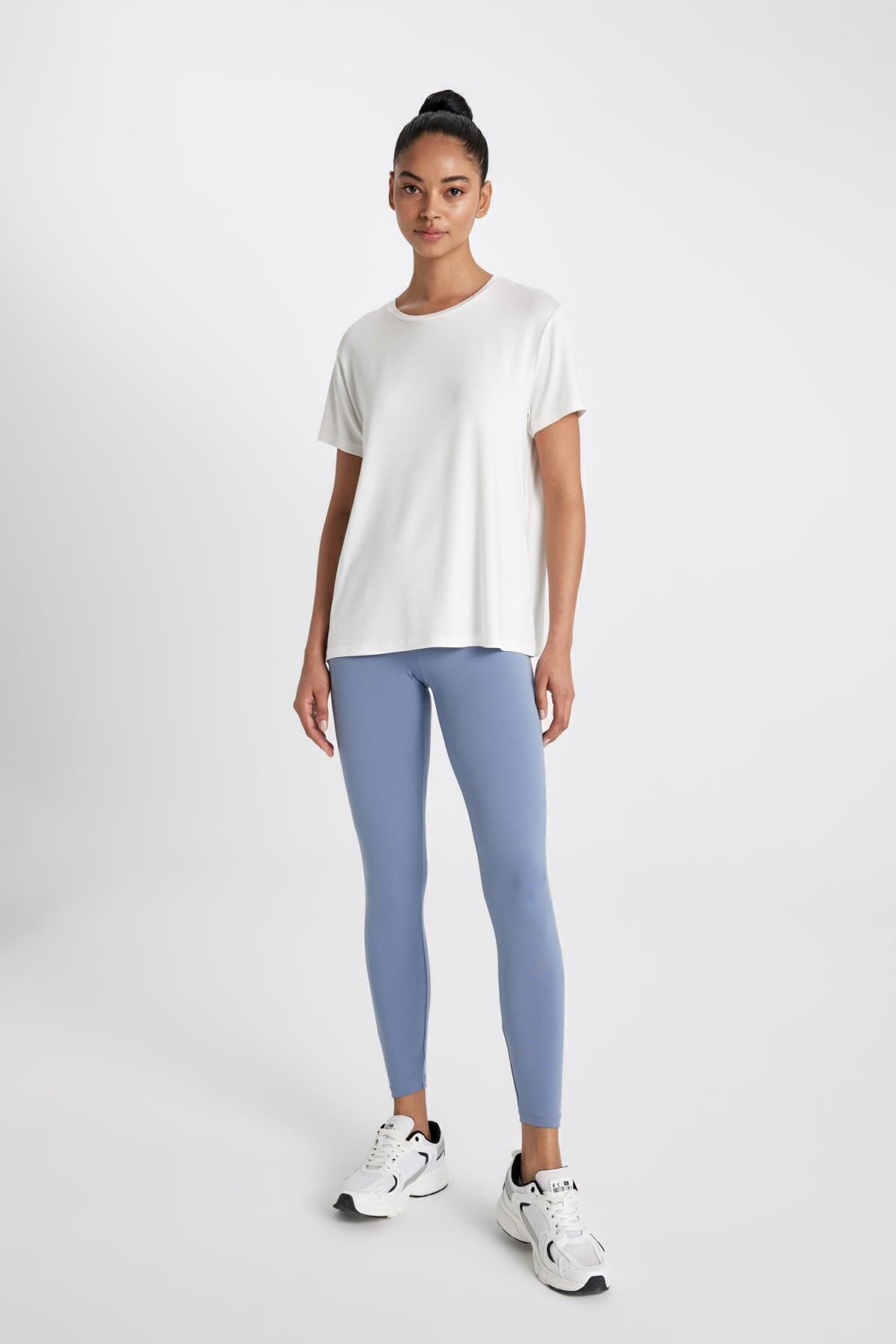 DeFacto-Fit Printed - Taillenbetonte Sport-Tights B4147ax24sp 3
