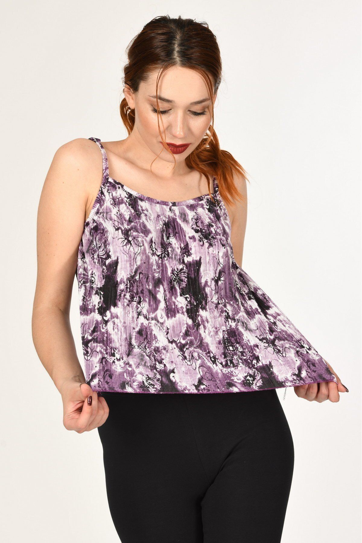 BEBE PLUS-Bluză cu bretele subțiri în stil sportiv 3