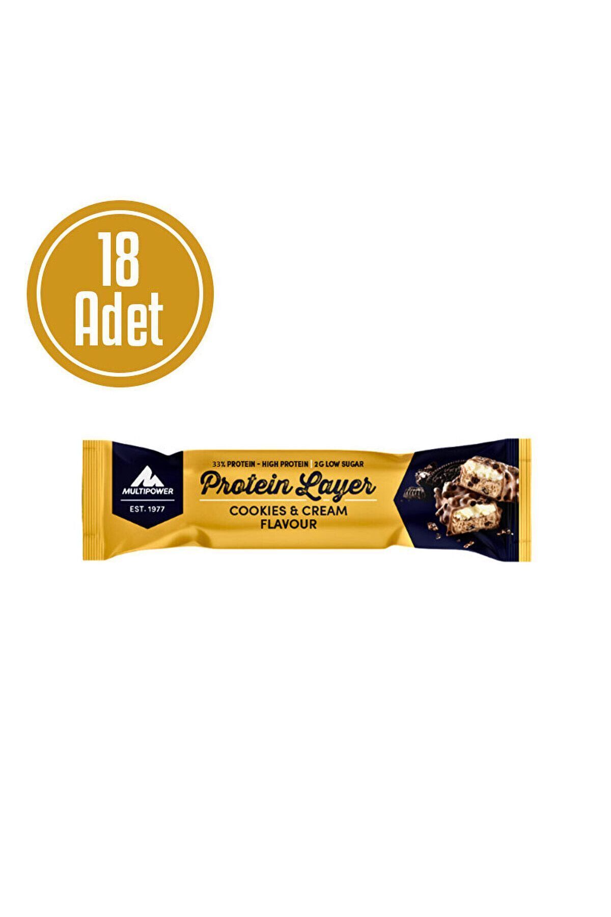 Protein Layer 50 Gr 18 Adet Yer Fıstığı Karamel Aromalı 2