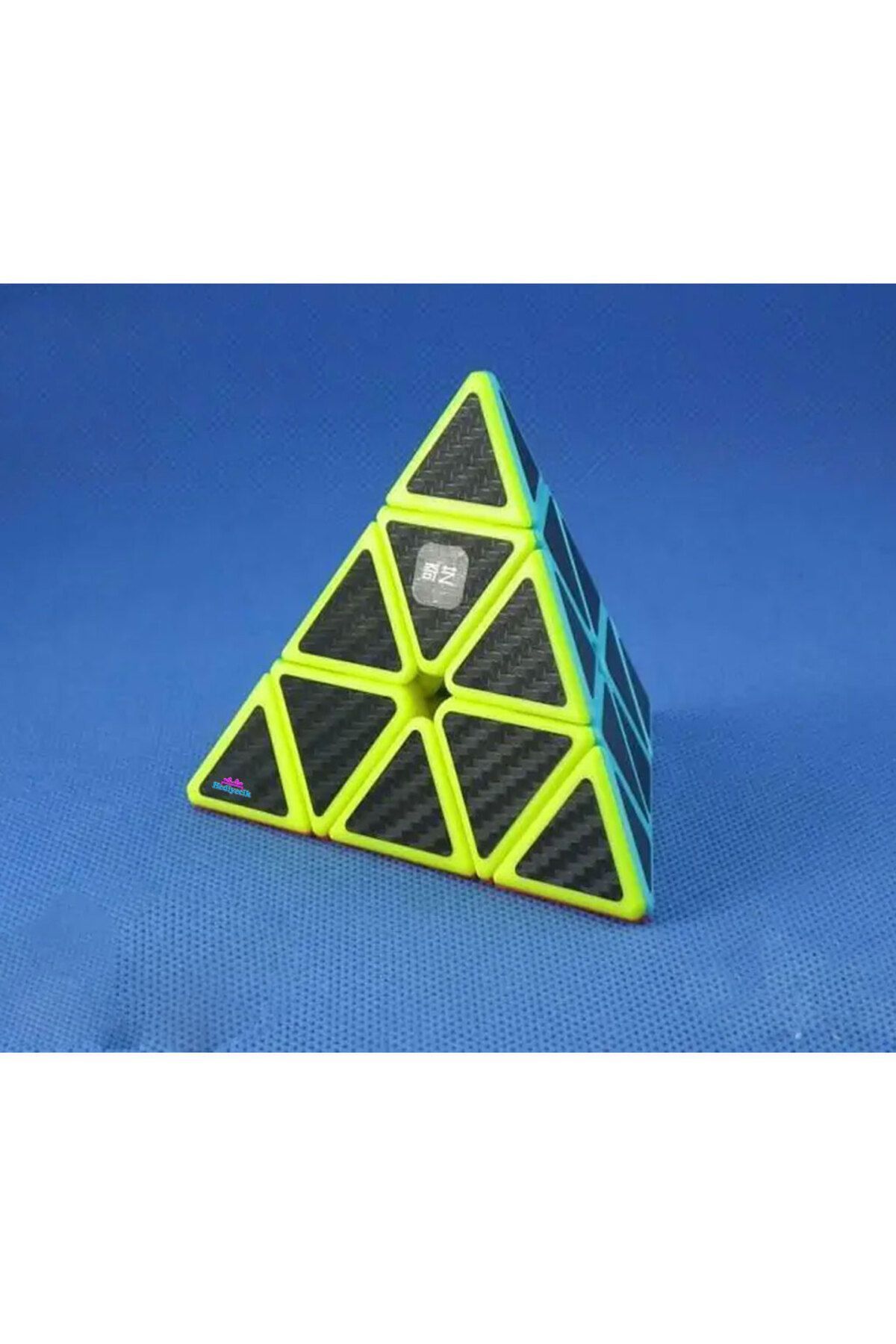 hediyecik-Qiyi Qiming S2 - Carbon Fiber Pyraminx Intelligence and Intelligence Cube Cubic Cube 6
