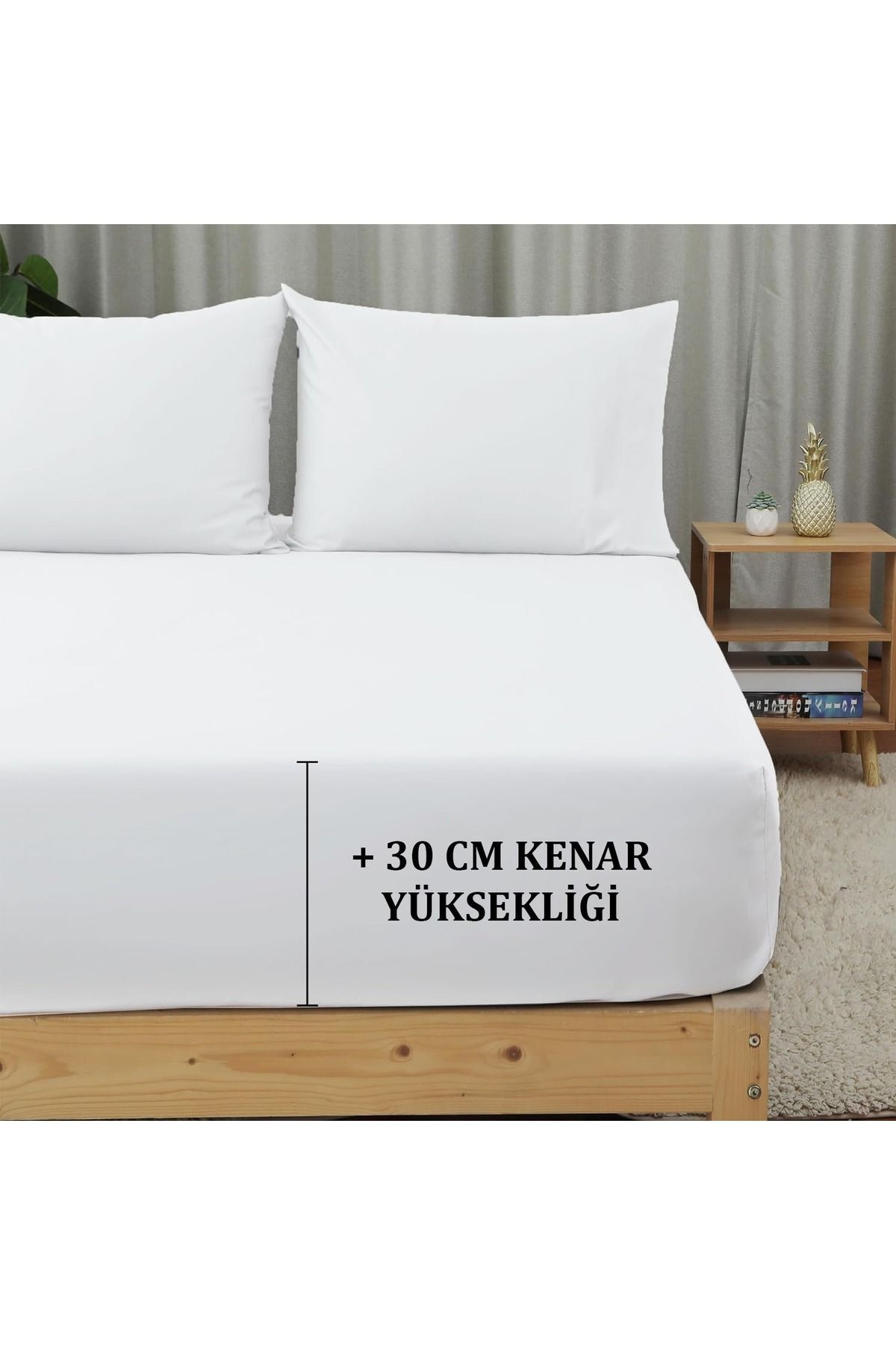 Skyrose-Plain Satin Fitted Sheet Set, Hotel and Home Textile, with 3 different Size Options, Dowry Box, Soft 5