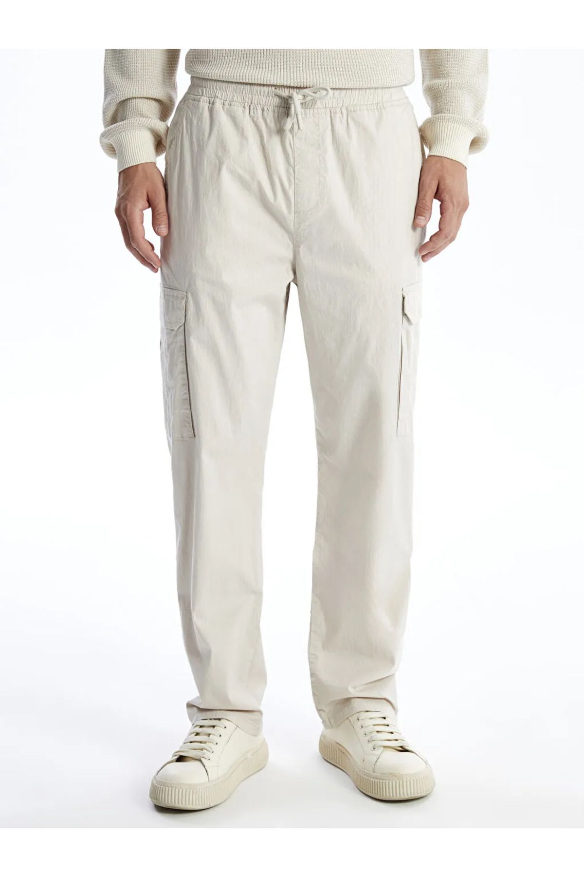 LC Waikiki-Lcw Casual Stone Color Standard Fit Poplin Men's Pants 2