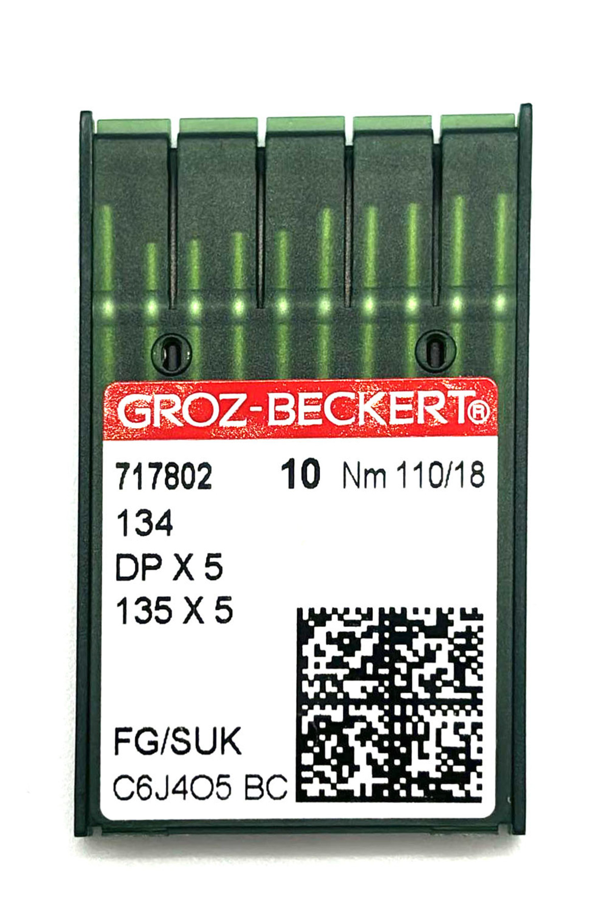 Groz Beckert 20 ADET Dikiş Makinesi Düz Makine Iğnesi Kalın Dip No:18 2X10=20 ADET
