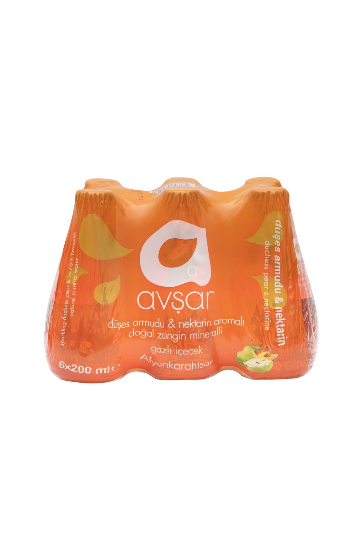 Avşar Düşeş Armudu Nektarin Aromalı Maden Suyu 200 Ml X 6 Adet