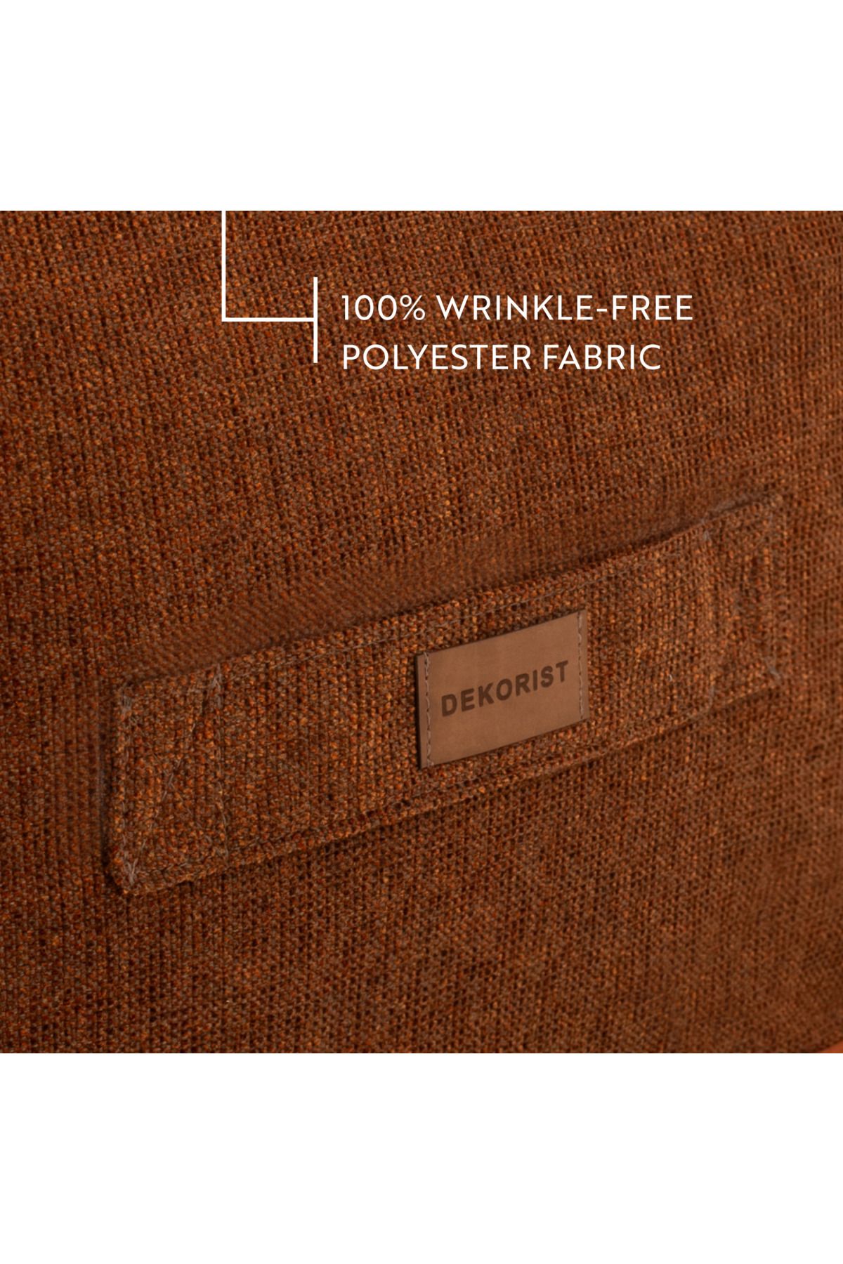 dekorist-Decorist Pouf Ottoman Bequem - Würfel Pouf Fußhocker, Morbido Samtbeutel, Home Decor Poufs Extra 5