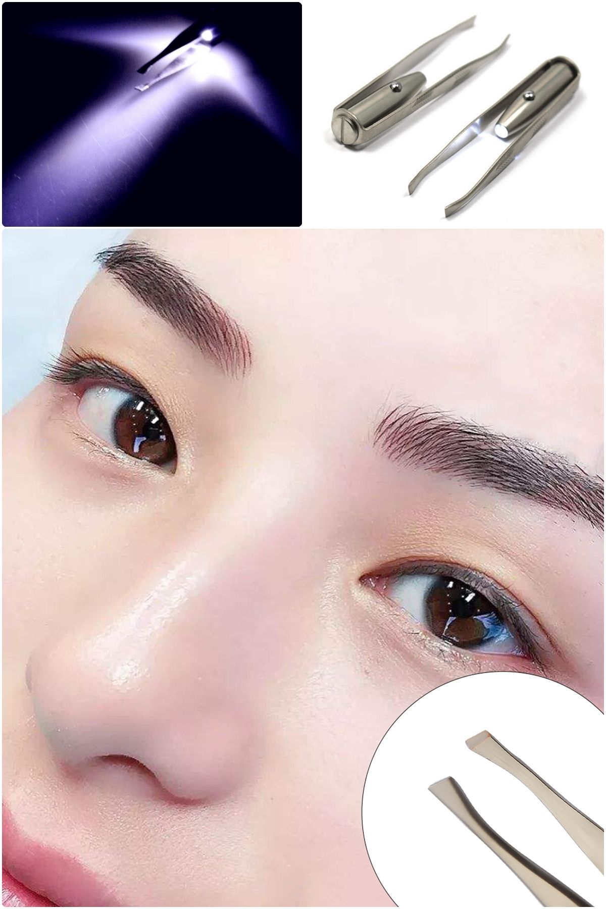 MUHEN-Led Lighting - Lighted Tweezers Best Results with Ergonomic Design That Ease Bristle 8