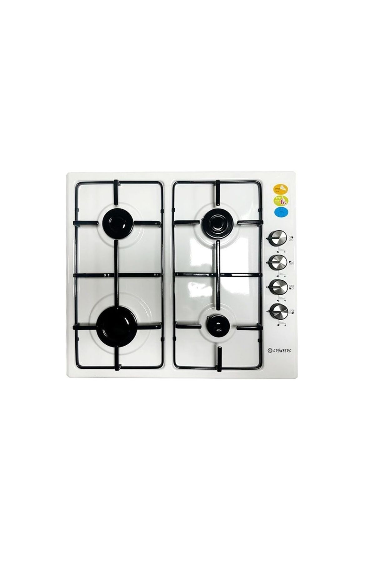 Grünberg S2400 LPG(TÜP) Uyumlu Emaye Set Üstü Çakmaklı Gaz Emniyetli Ocak