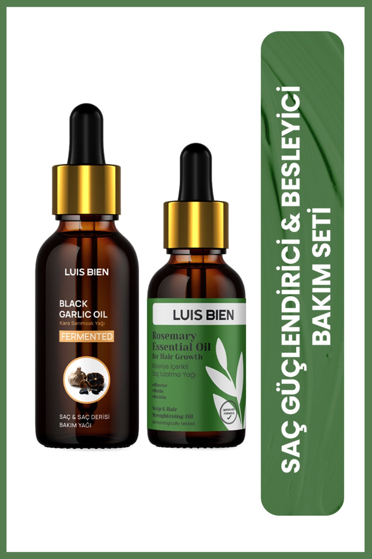 Luis Bien-Rosemary Oil anD Black Garlic Oil - Hair Loss anD Nourishing 1