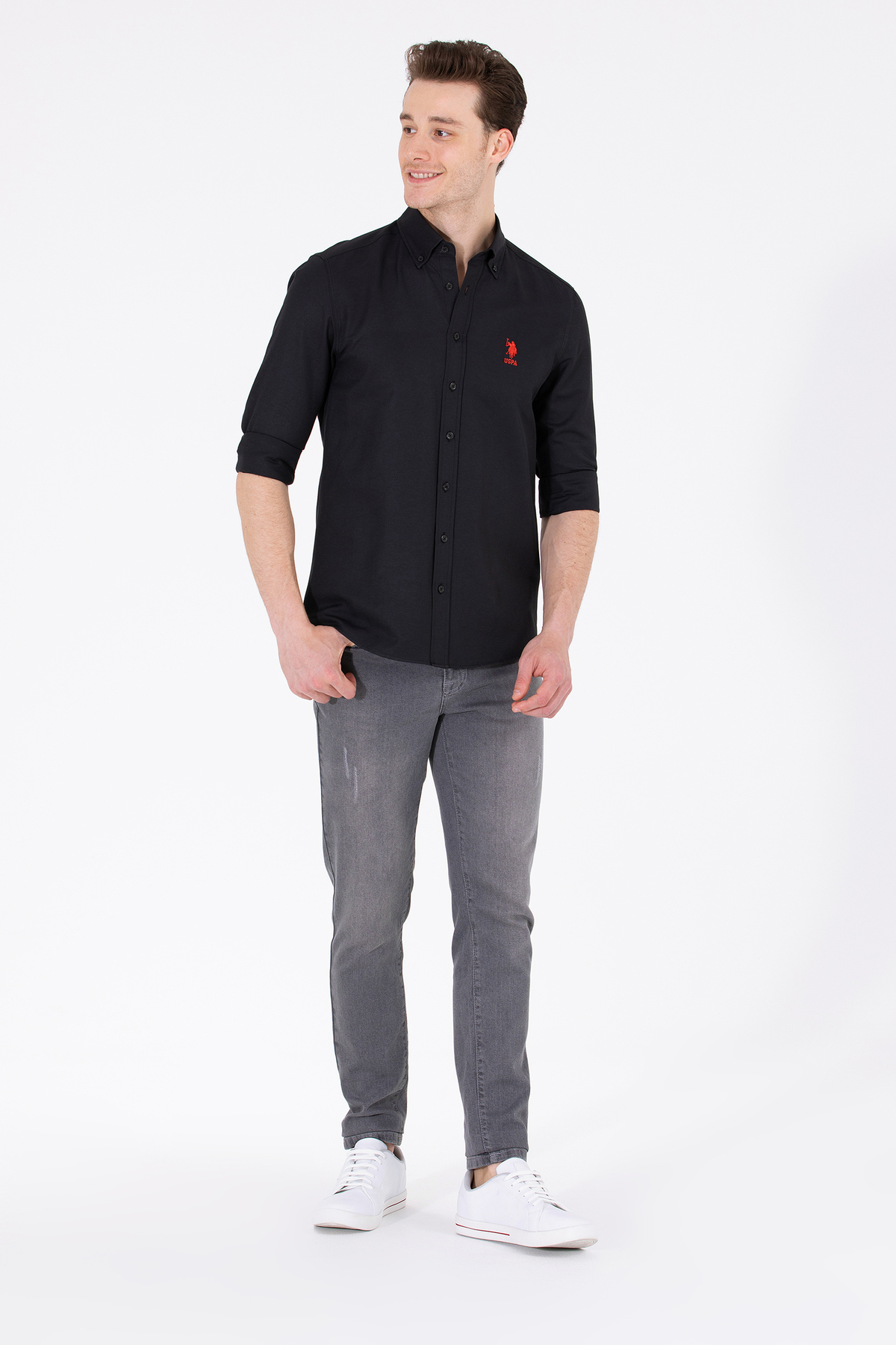 پیراهن مردانه یو اس پولو | 871129 U.S. Polo Assn. - Image 4