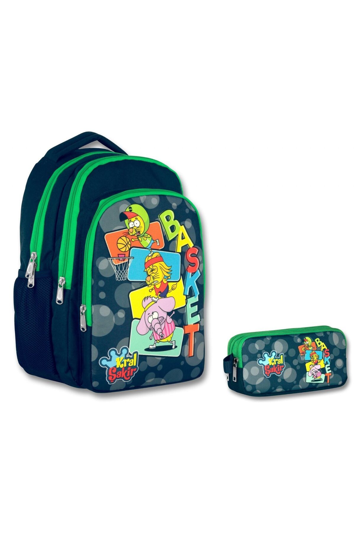 ÜMİT ÇANTA Kral Şakir - Set Coş Şi Suport Pentru Stilou Pentru Şcoala Primară Masculin - One Size