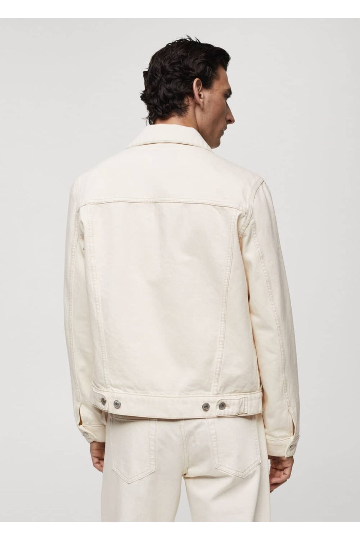 MANGO Man-Jeansmantel mit Taschen 4
