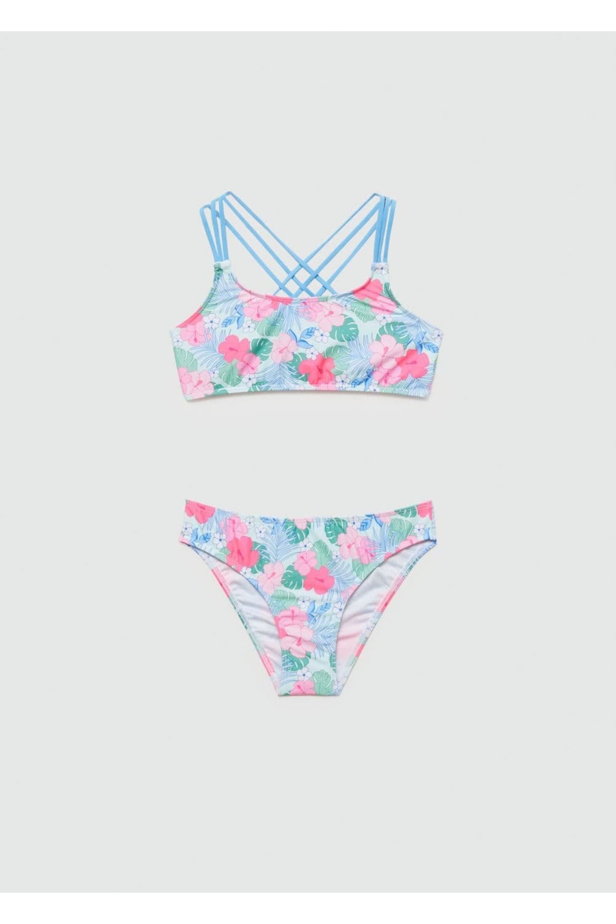 MANGO Kids-Bikini w kwiatowy wzór 1