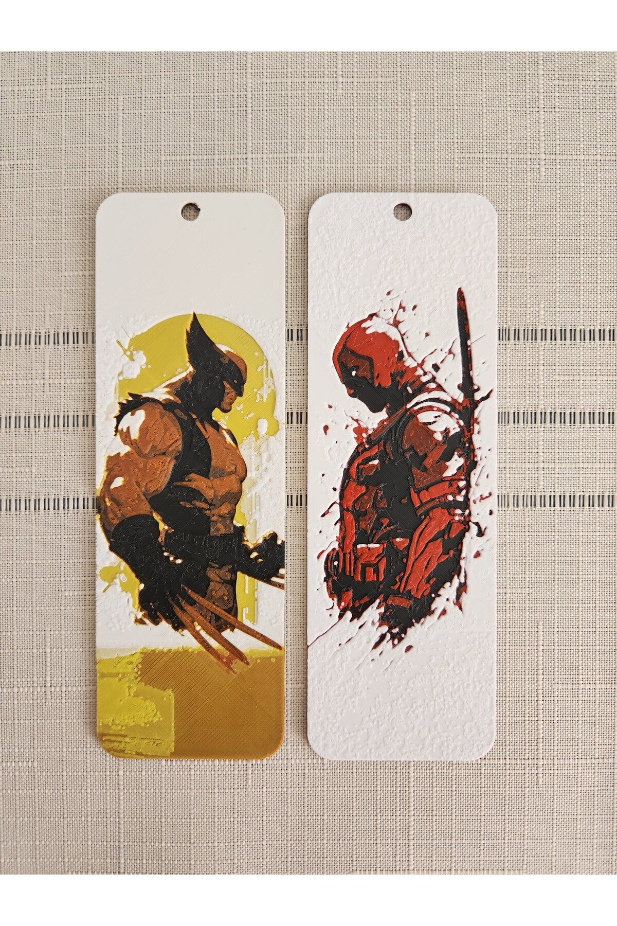 ALTINDAL Home-Deadpool & Wolverine Set of 2 Tasseled Embossed Bookmarks - 3d Altindal Home 7