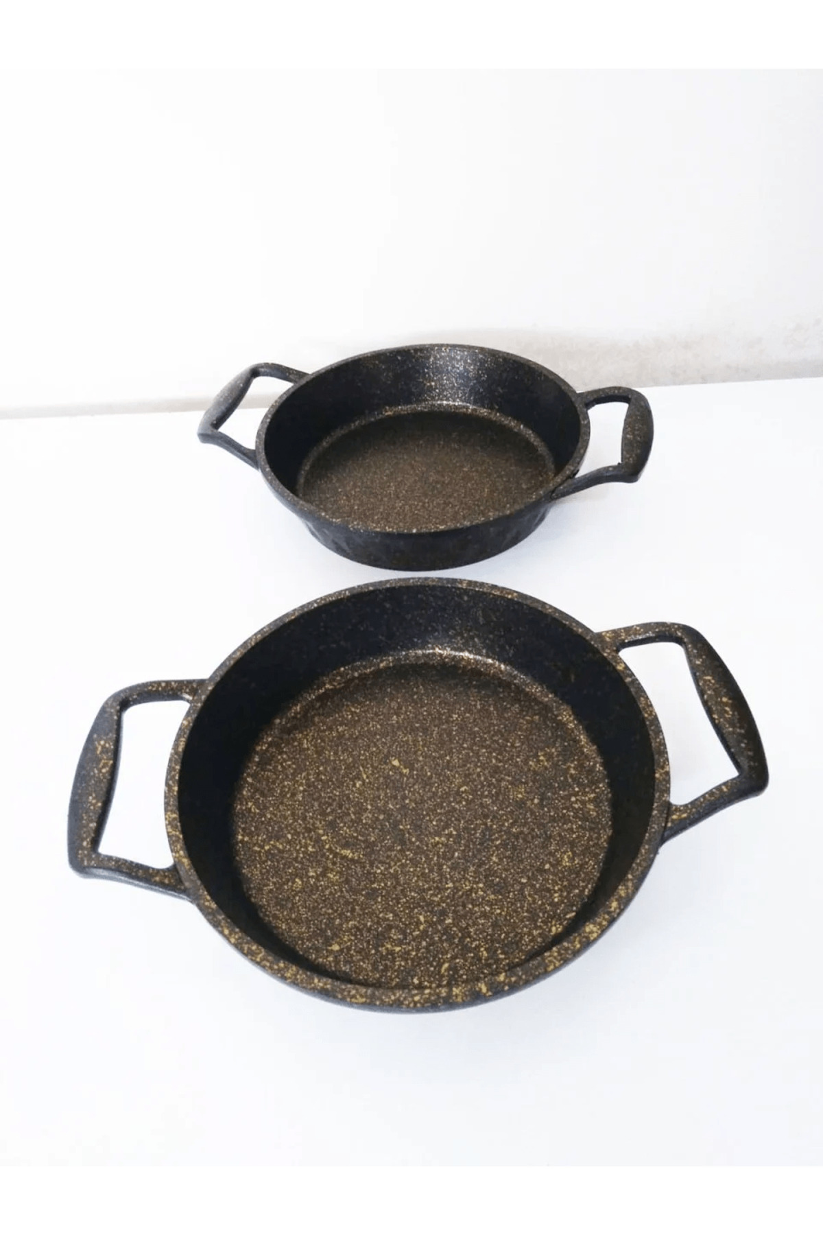 cazipavm Netcool Kitchen Essenso Döküm Siyah Granit Sahan Tava 18 Cm