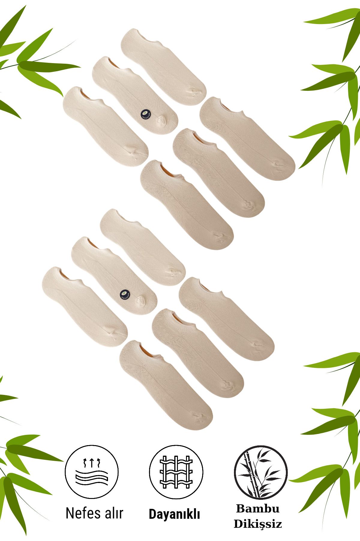 stellare Pachet De 12 Pantofi Unisex Din Bambus - Șosete Sport Fără Cusături Și Respirabile Unisex - 36-39